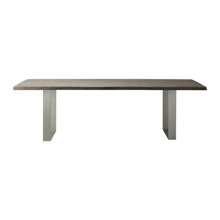 Terence Grey Acacia Dining Table available in 2 Sizes | MalletandPlane.com