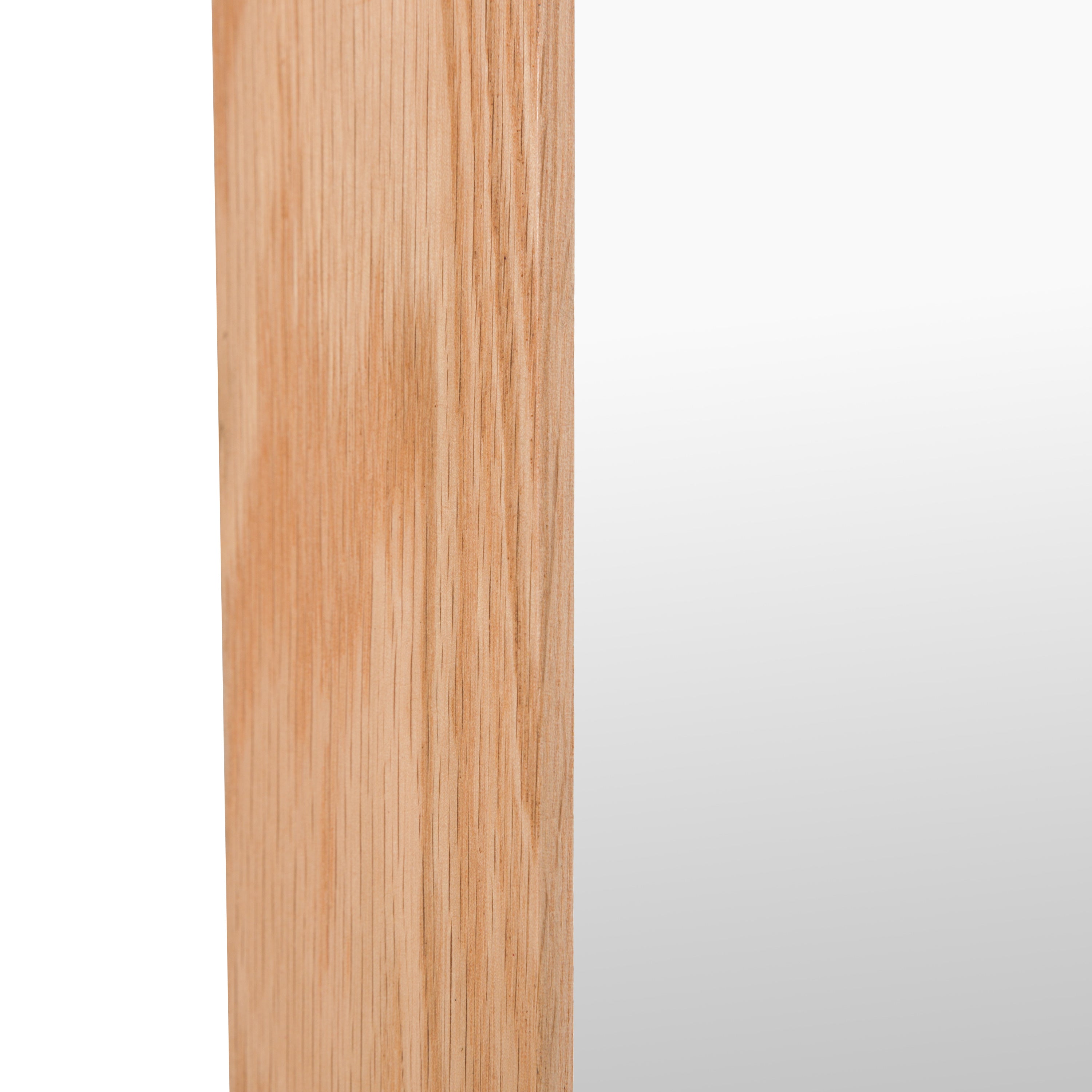 Helsinki Arch Leaner Mirror Oak - detail and lifestyle view 8