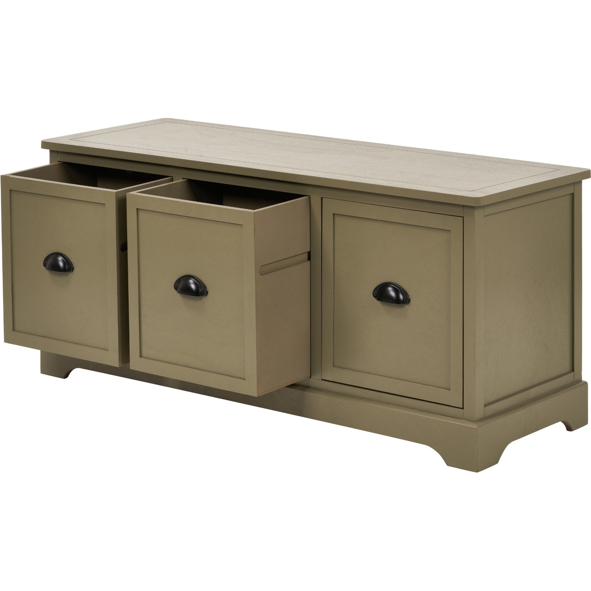 Croft Olive 3 Drawer Chest