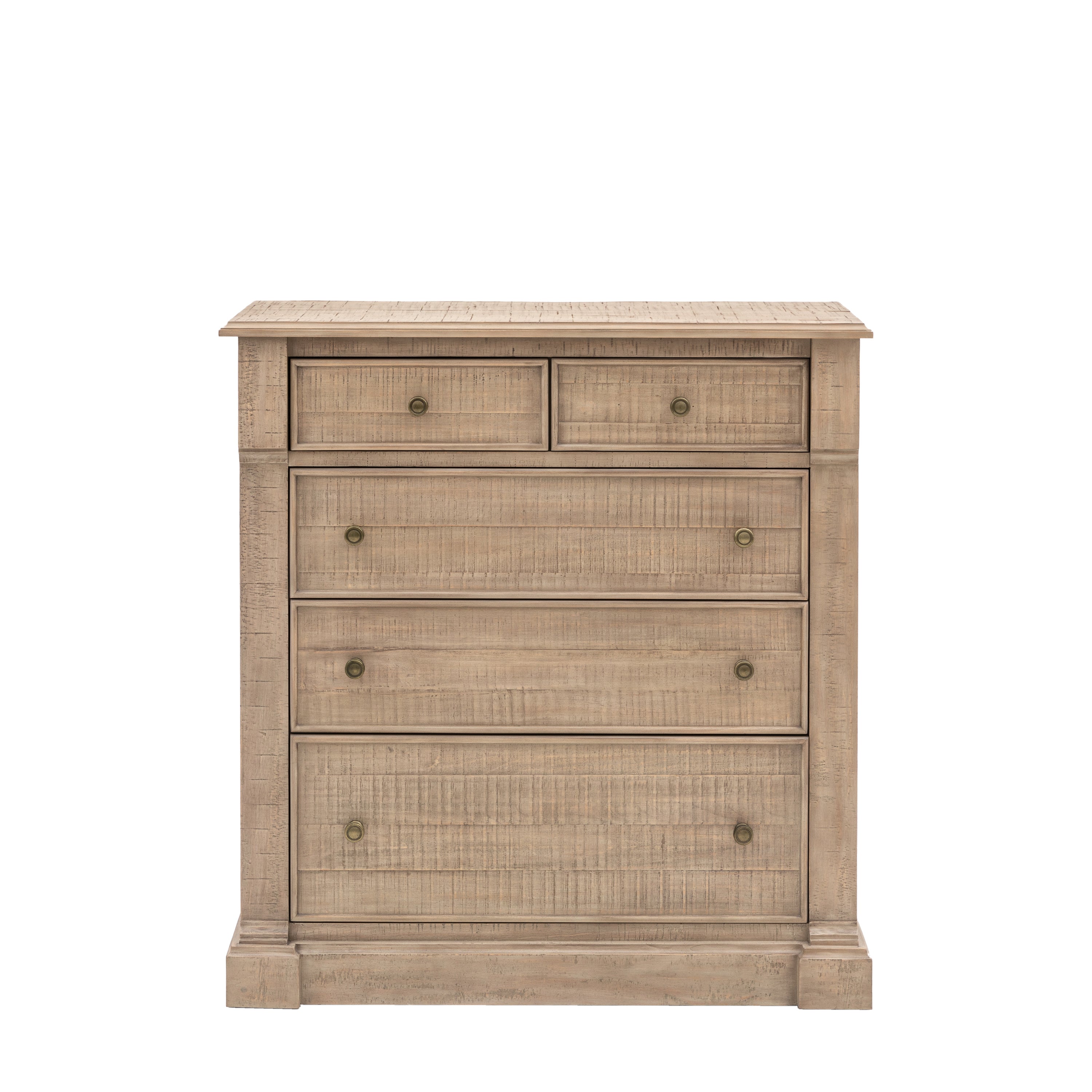 BROMLEY Natural 5 Drawer Chest of Drawers - product view
