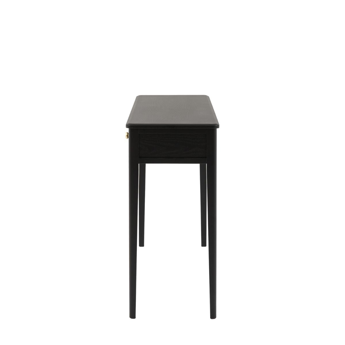 Alvar Black Two Drawer Console Table | Mallet & Plane