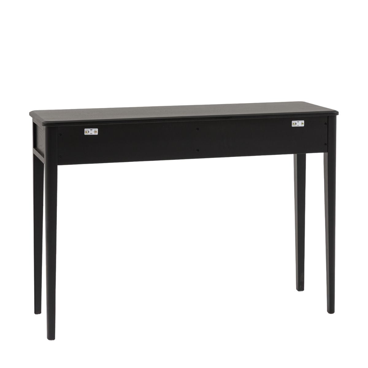 Alvar Black Two Drawer Console Table | Mallet & Plane