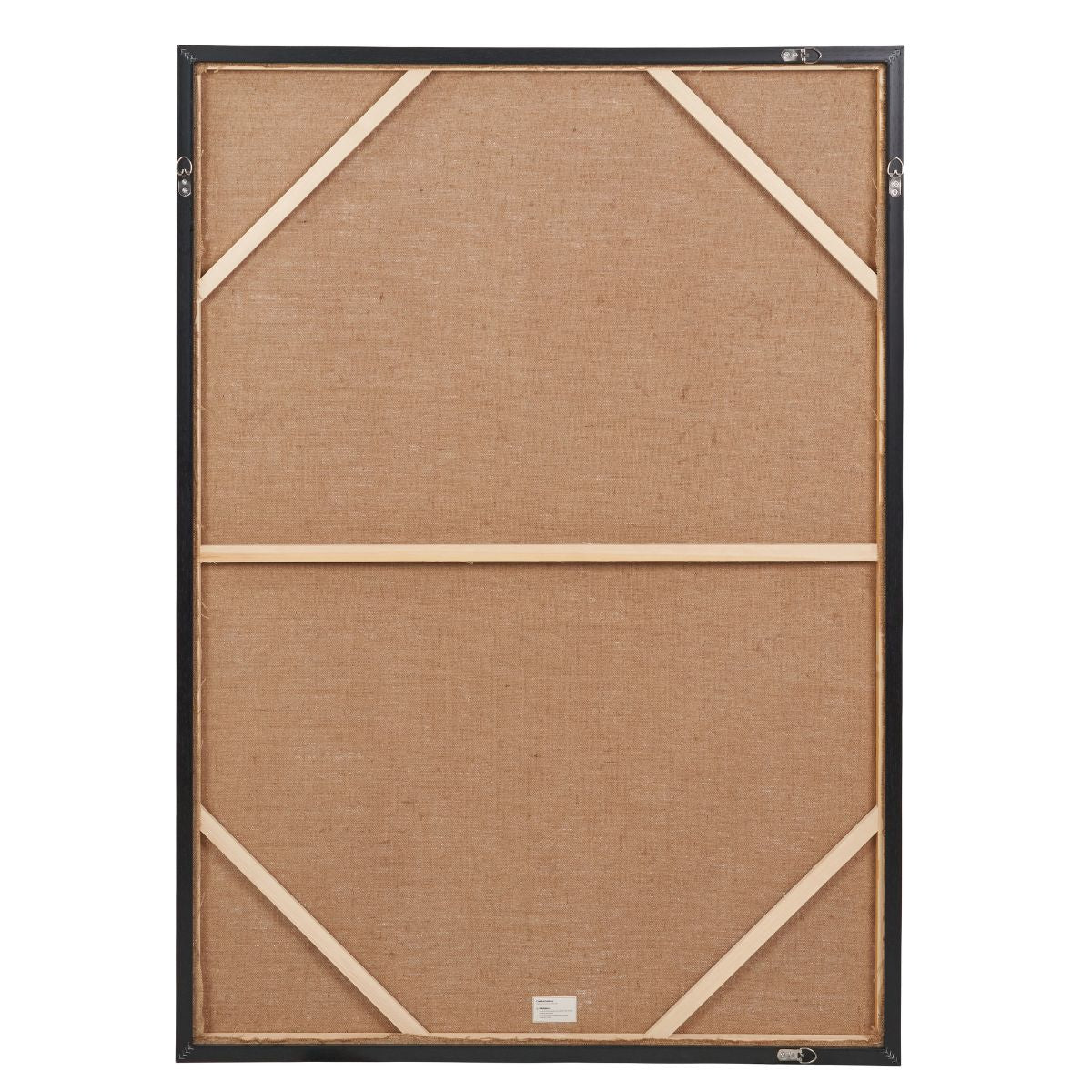AXIS – Monochrome Abstract Canvas with Black Frame