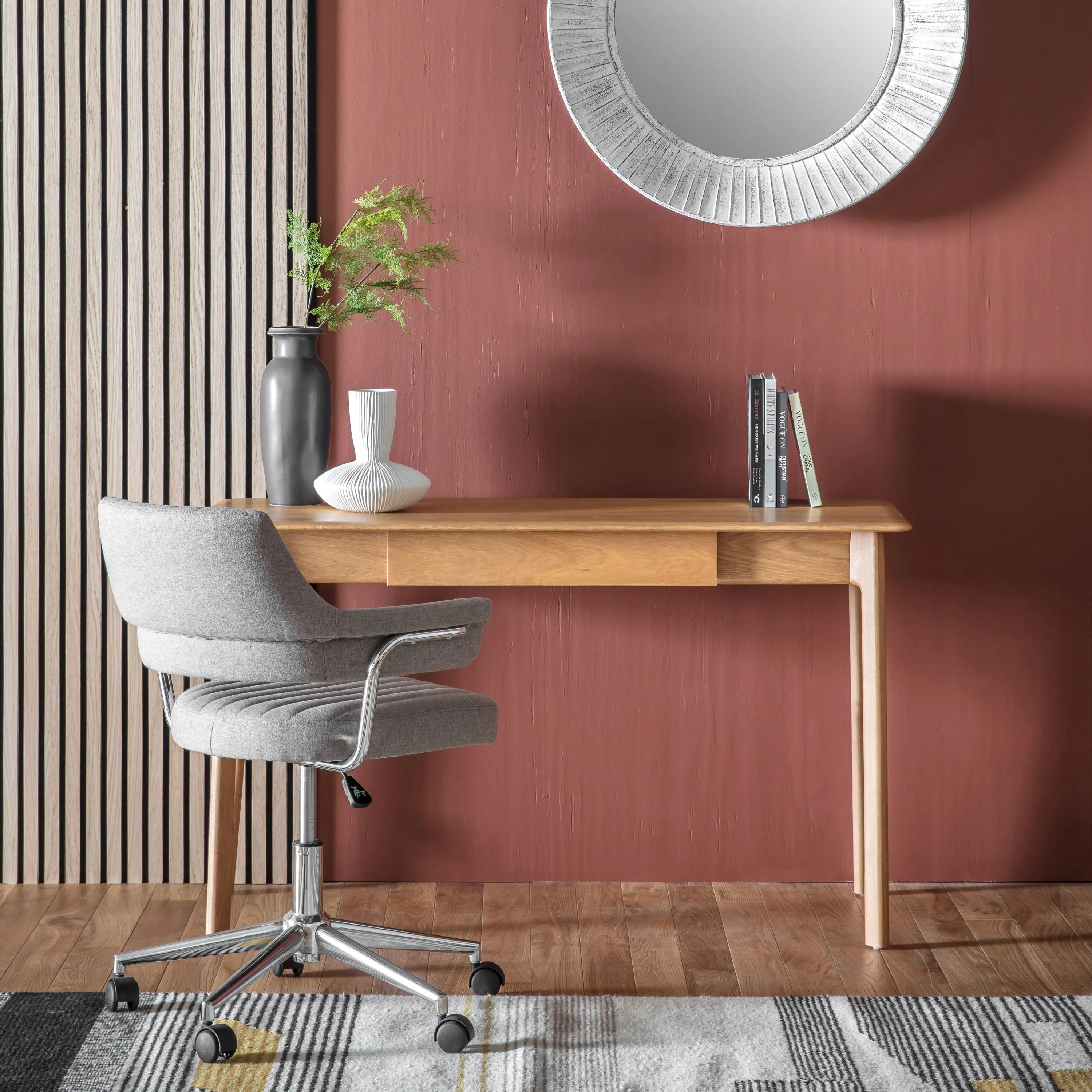 Oak Home Office Desk 130cm | Cadiz Desk