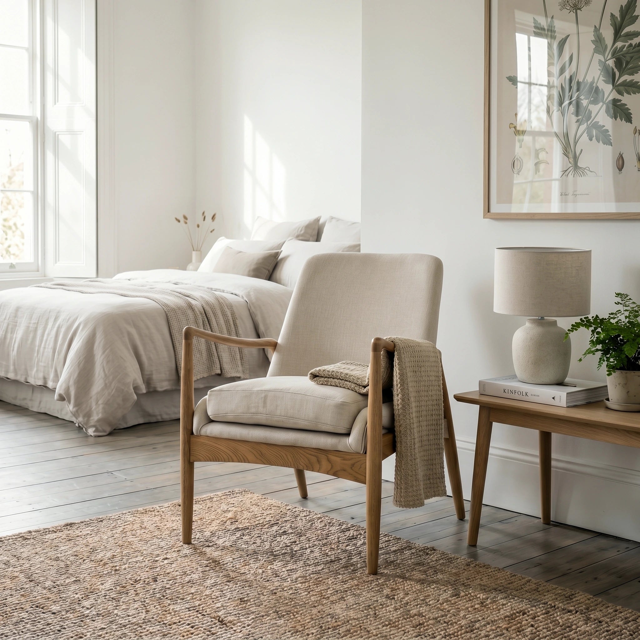 Carrera Armchair Natural Linen
