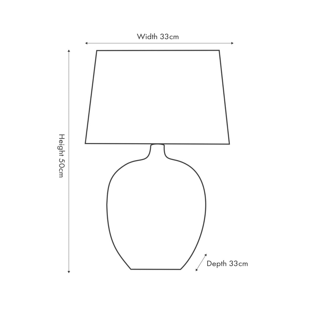 Edda Ceramic Table Lamp | malletandplane.com