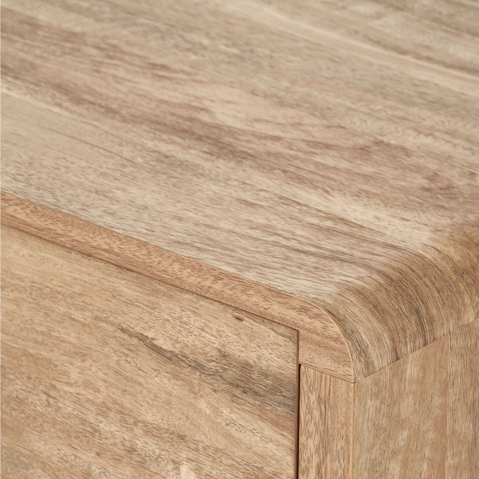 Eversley Light Oak 2 Drawer Bedside Table