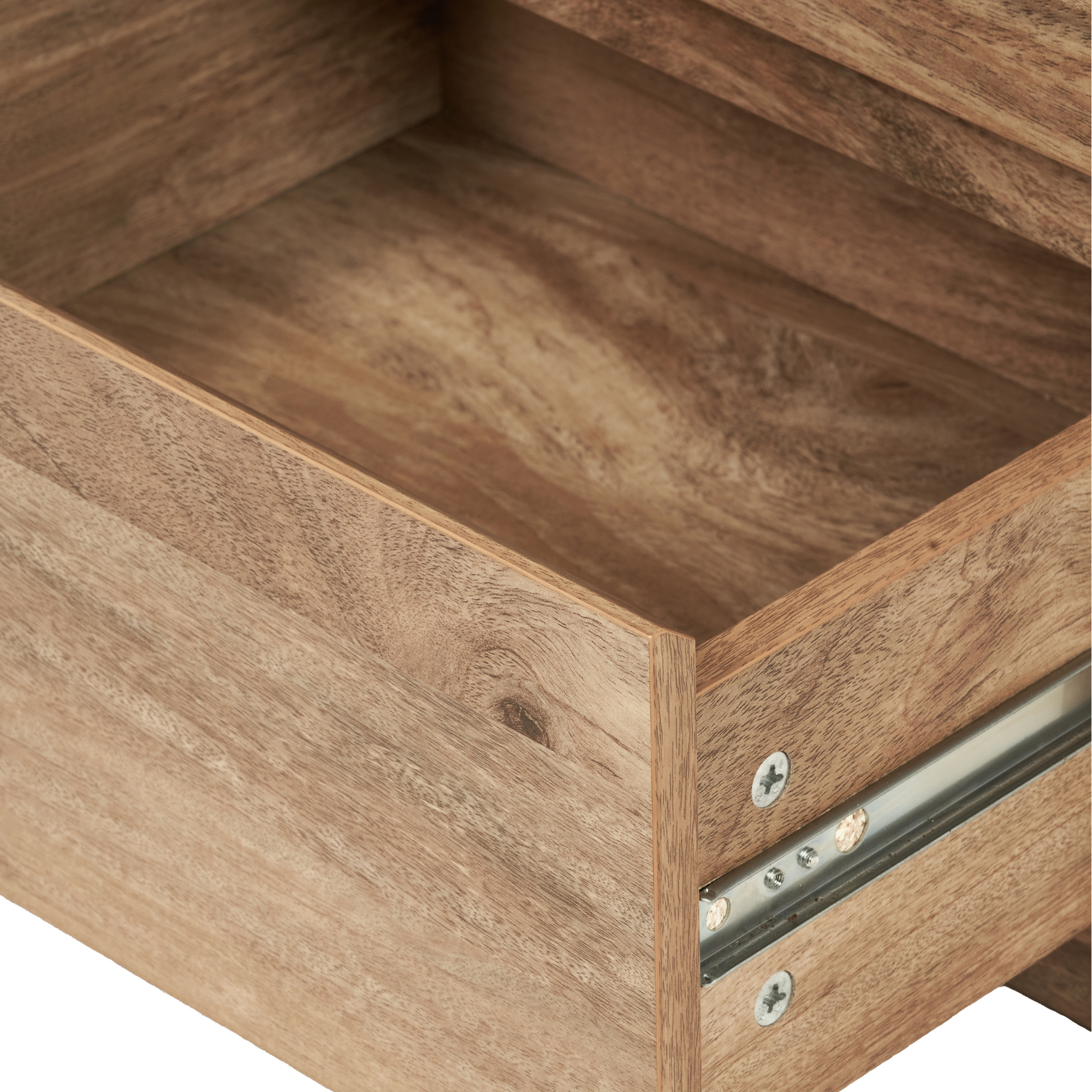 Eversley Light Oak 2 Drawer Bedside Table