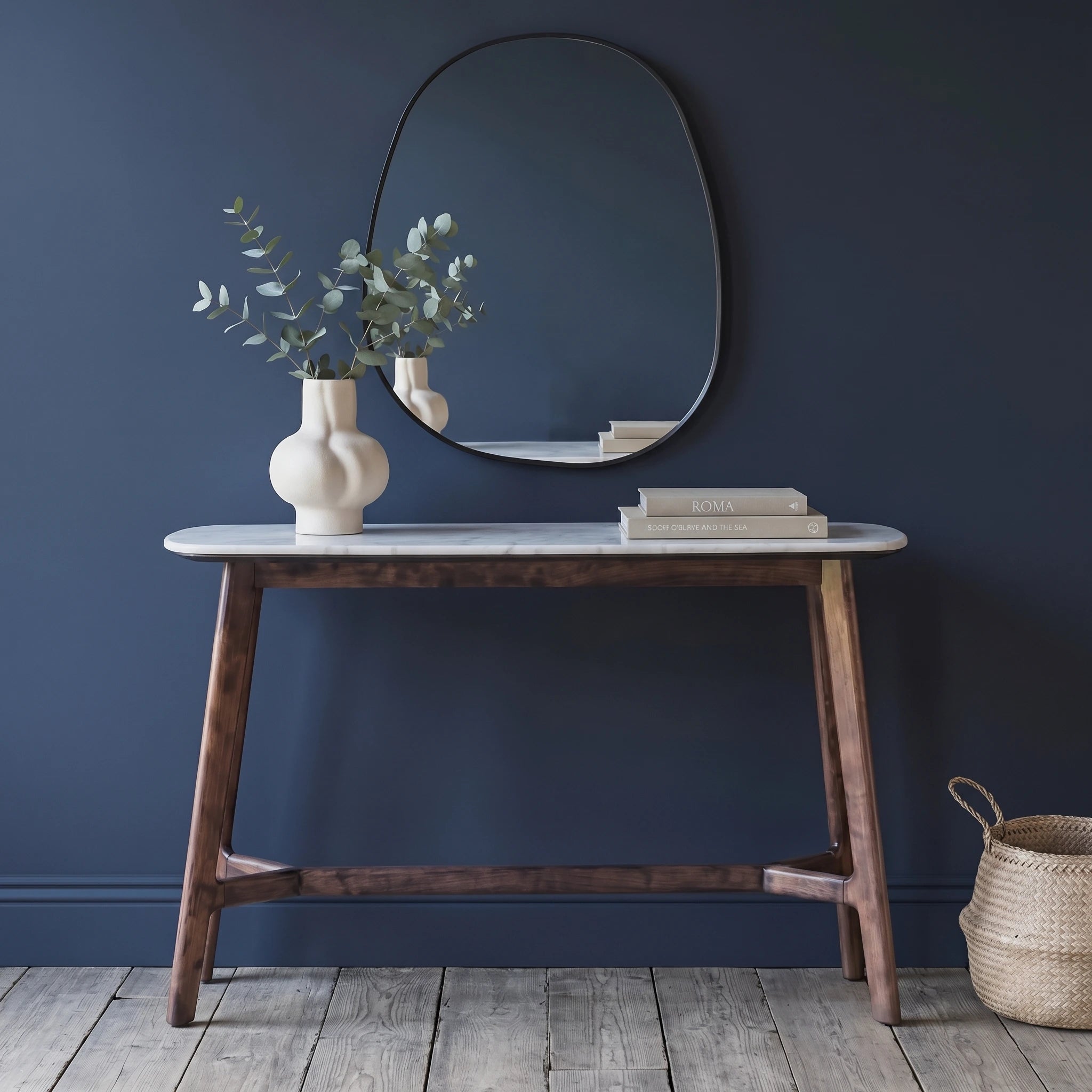 FRESCA Marble Top Console Table