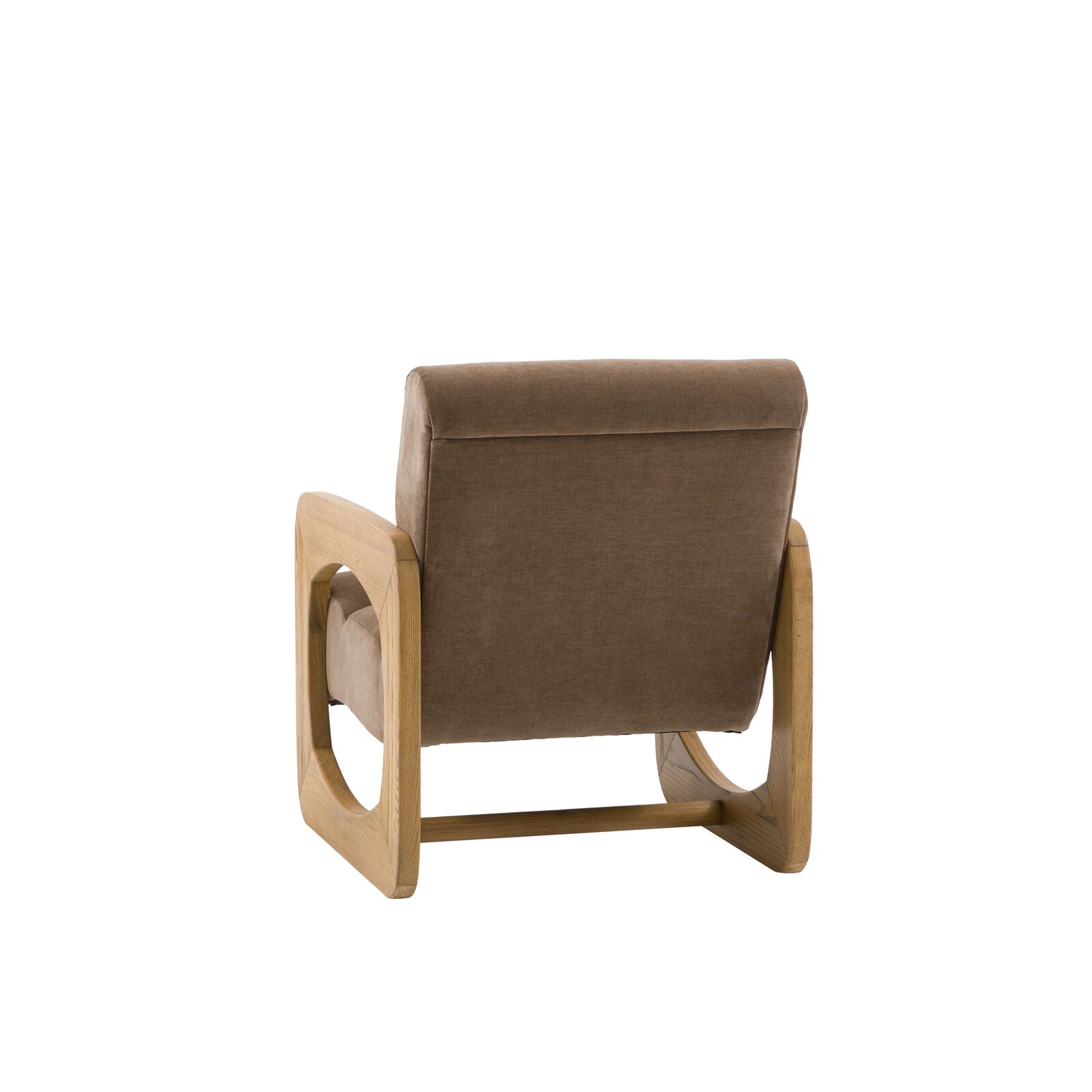 Marco Armchair in Verona Sepia Fabric | Bedroom & Reading Chair