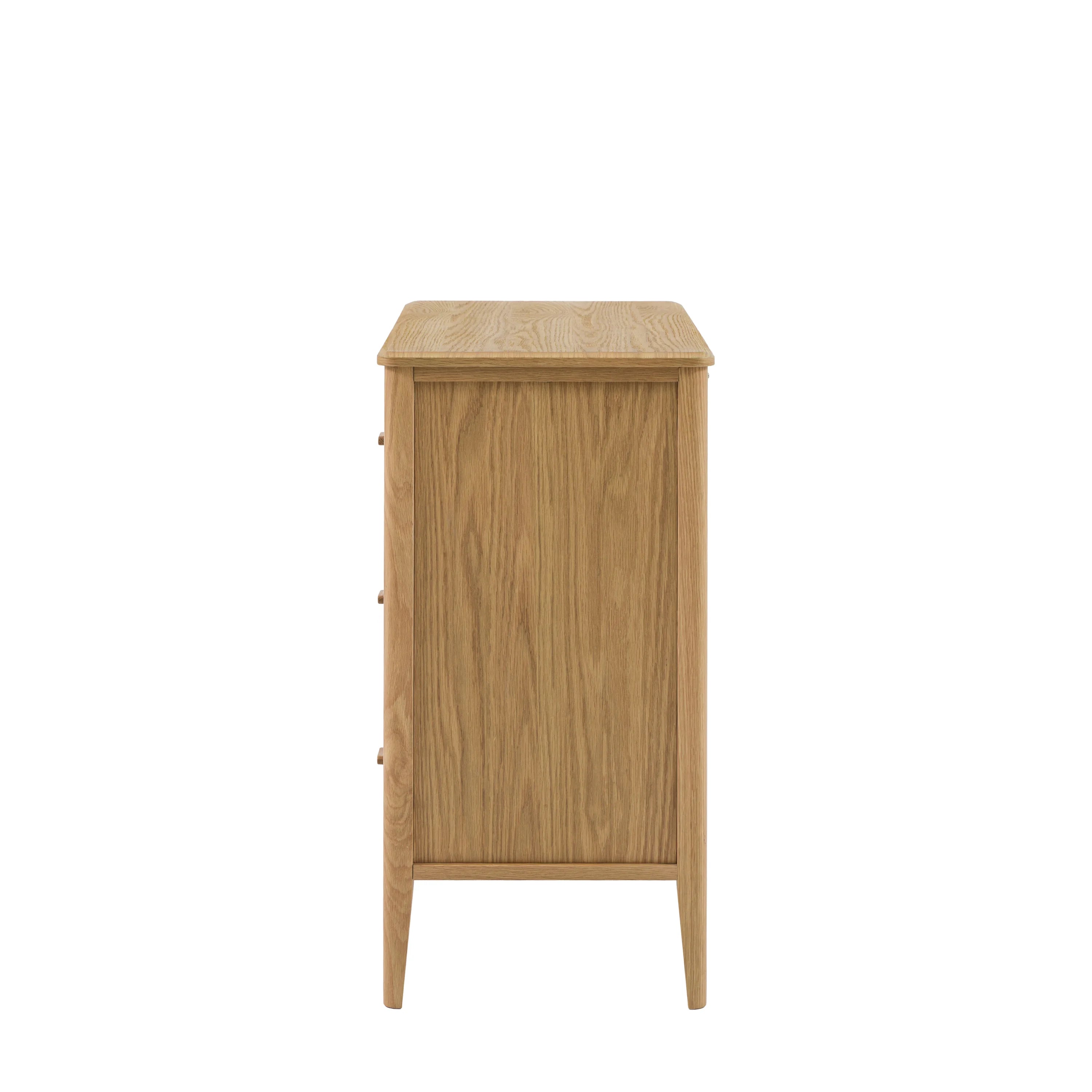 Hampton Natural Chest of Drawers | Wooden 3 Drawer Storage