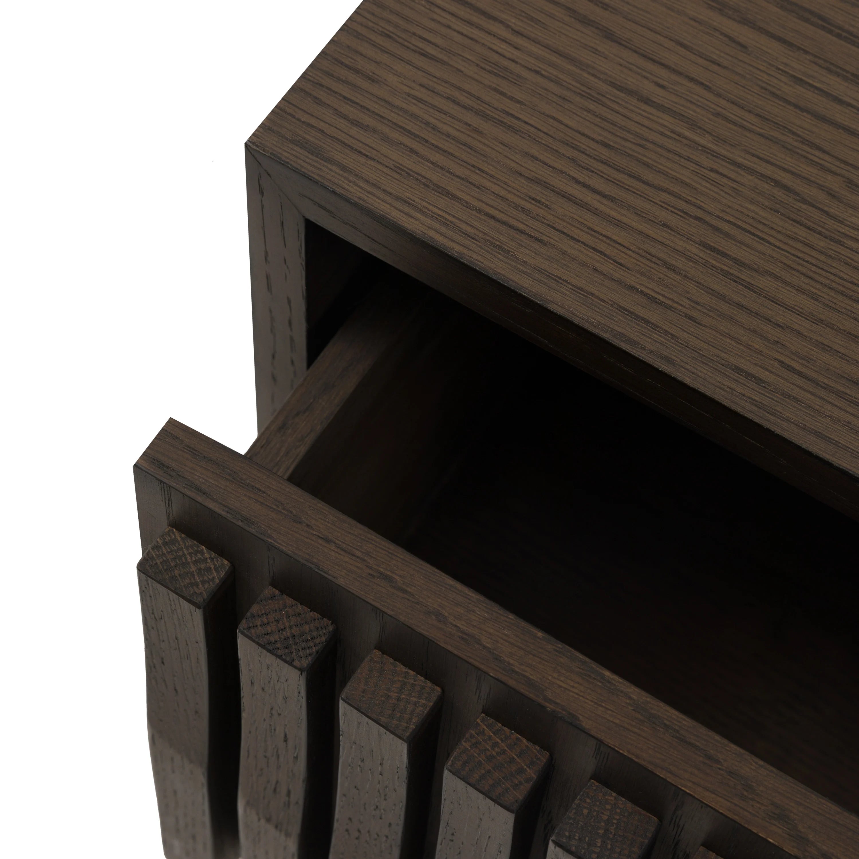 Onda 180cm Oak TV Unit – Slatted Wood