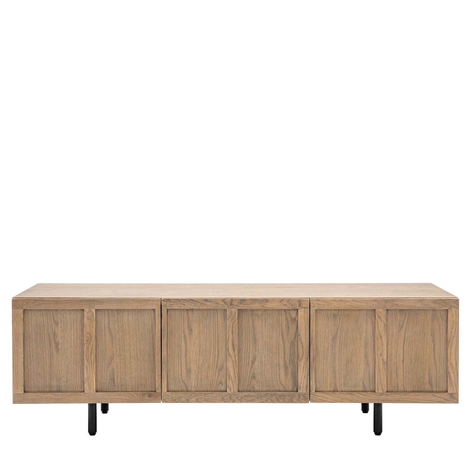 SEIS Panelled Media Unit – Wide TV Storage for Modern Homes