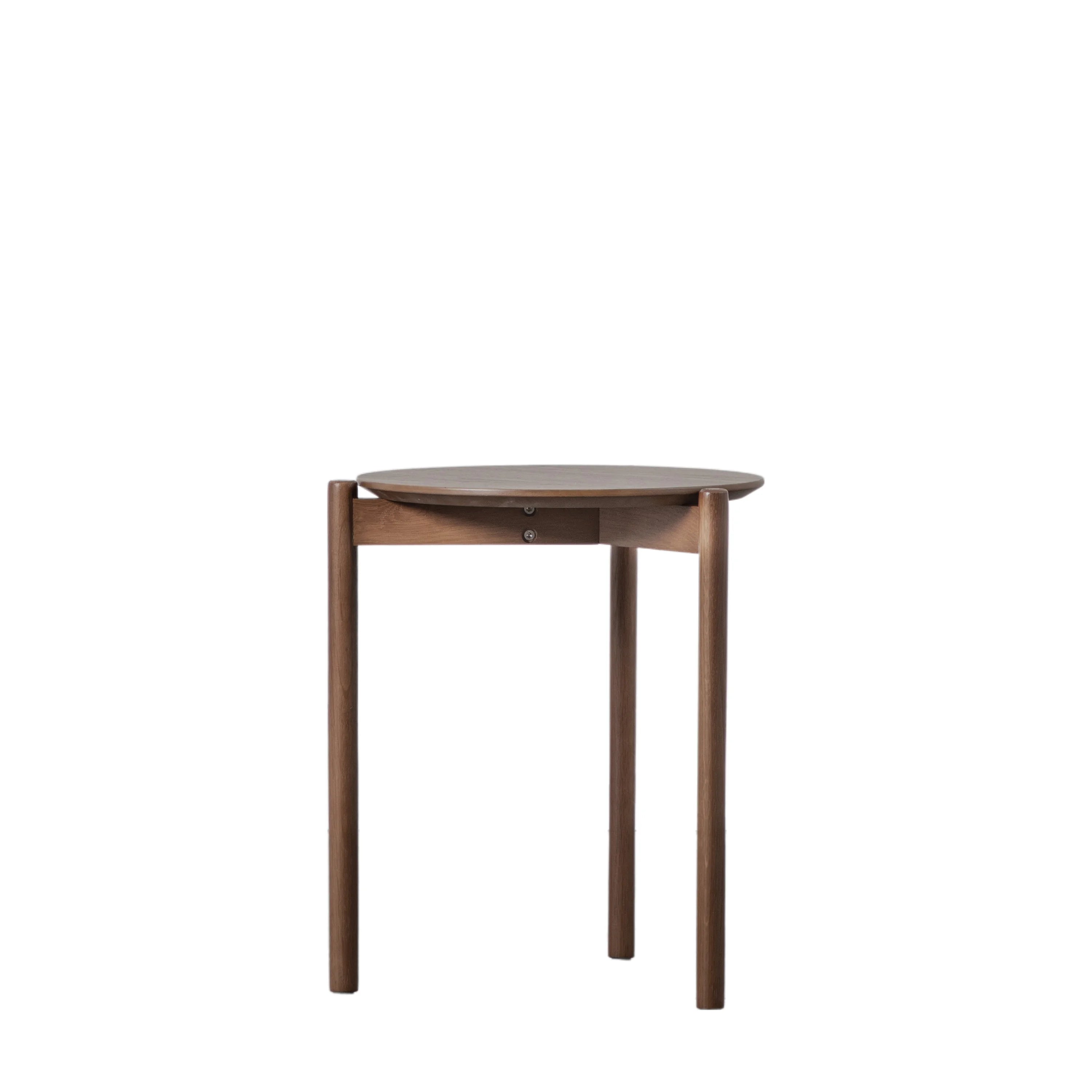 Walnut Bedside Table 40cm – HARROW Simple Bedside