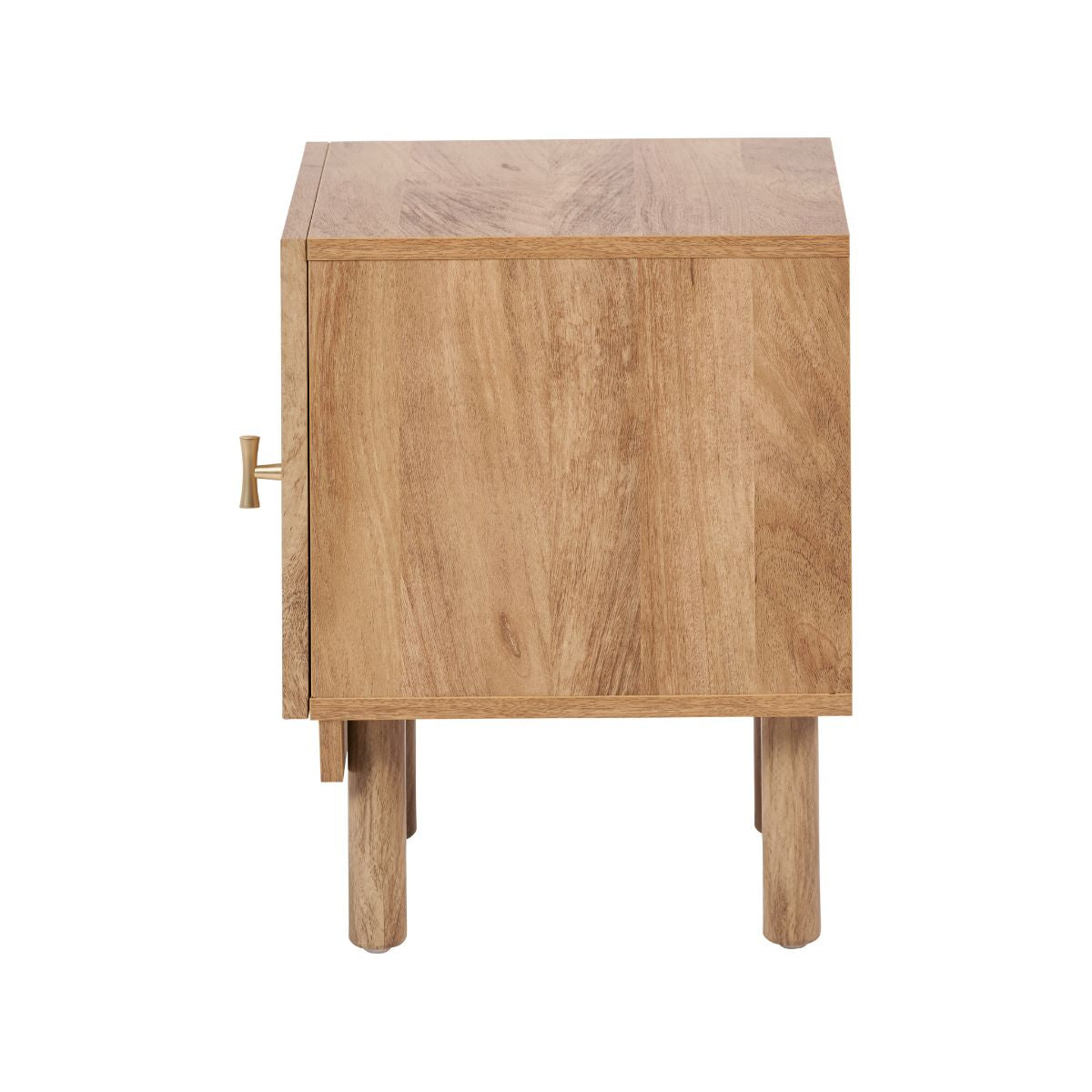 HENRIK Rattan Bedside Table – Compact Storage Unit