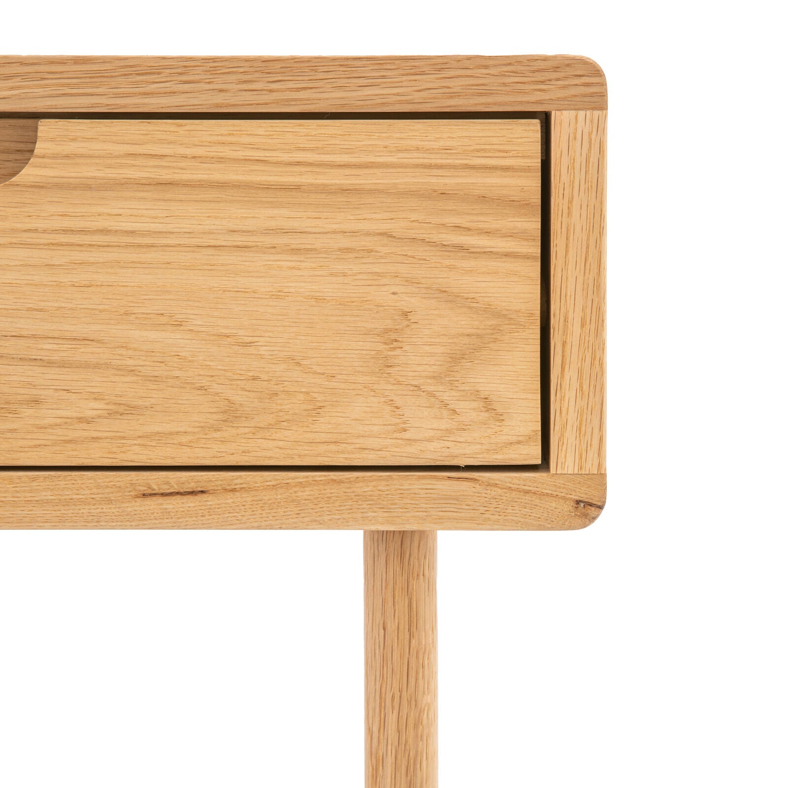 KANTU Oak 1-Drawer Bedside | malletandplane.com