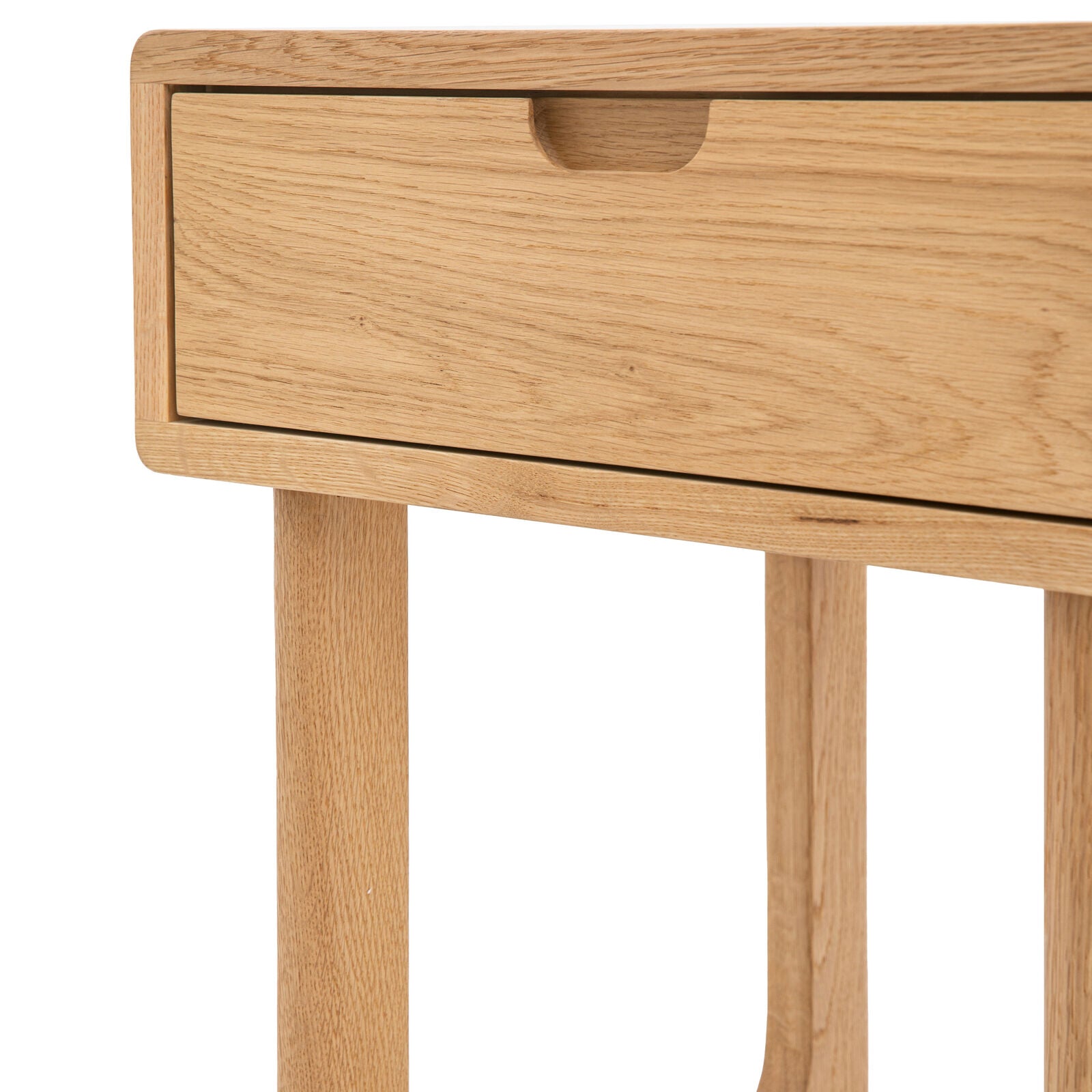 KANTU Oak 1-Drawer Bedside | malletandplane.com
