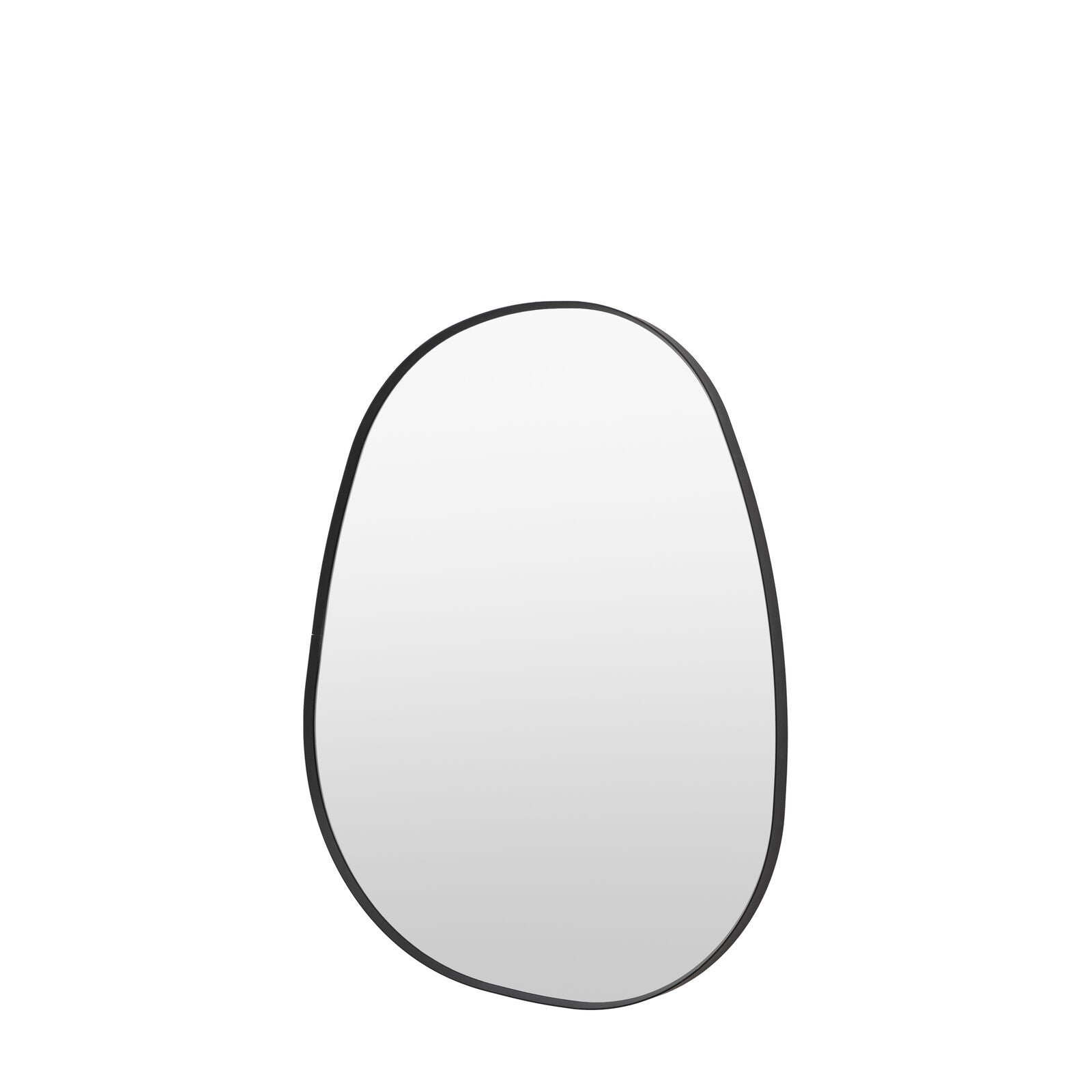 LOMA Medium Black Pebble Mirror | malletandplane.com