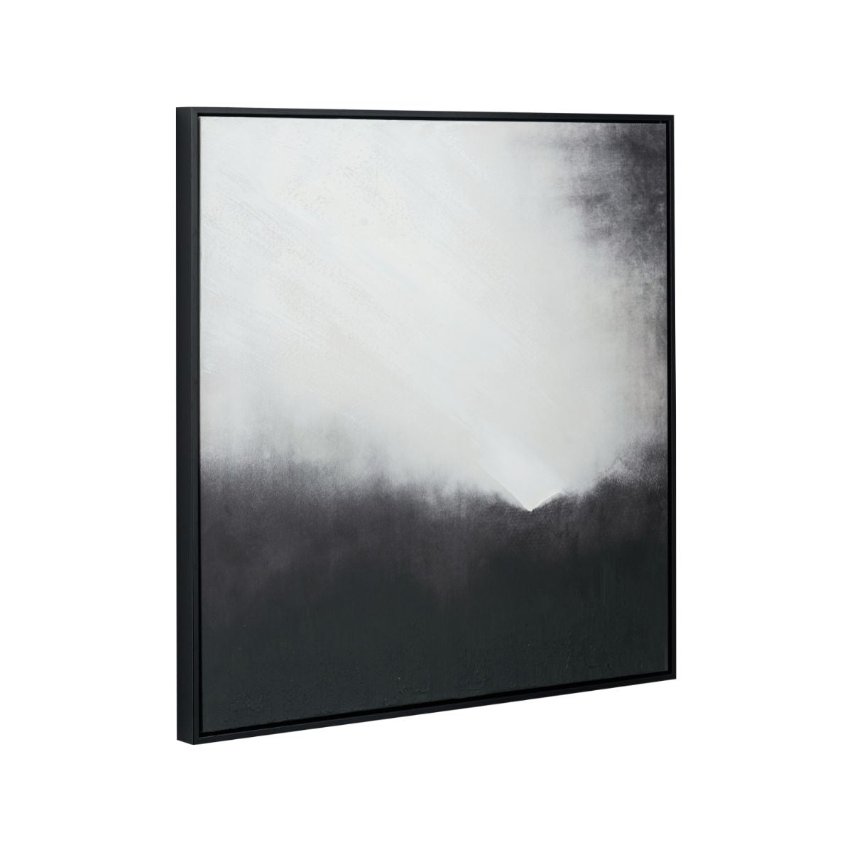 LOW TIDE – Monochrome Square Canvas