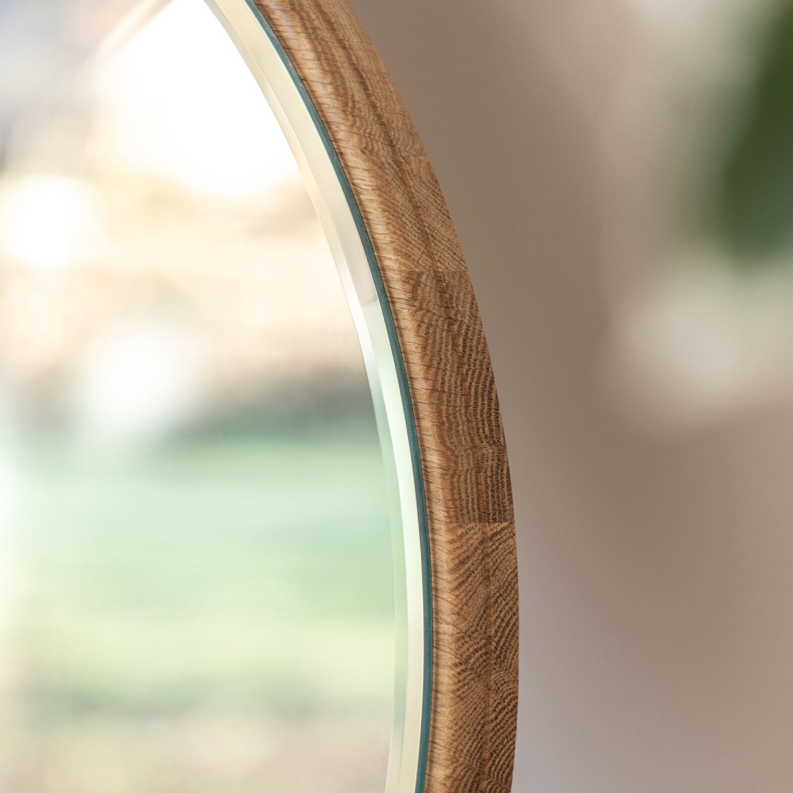 Axel oak dressing table mirror | malletandplane.com