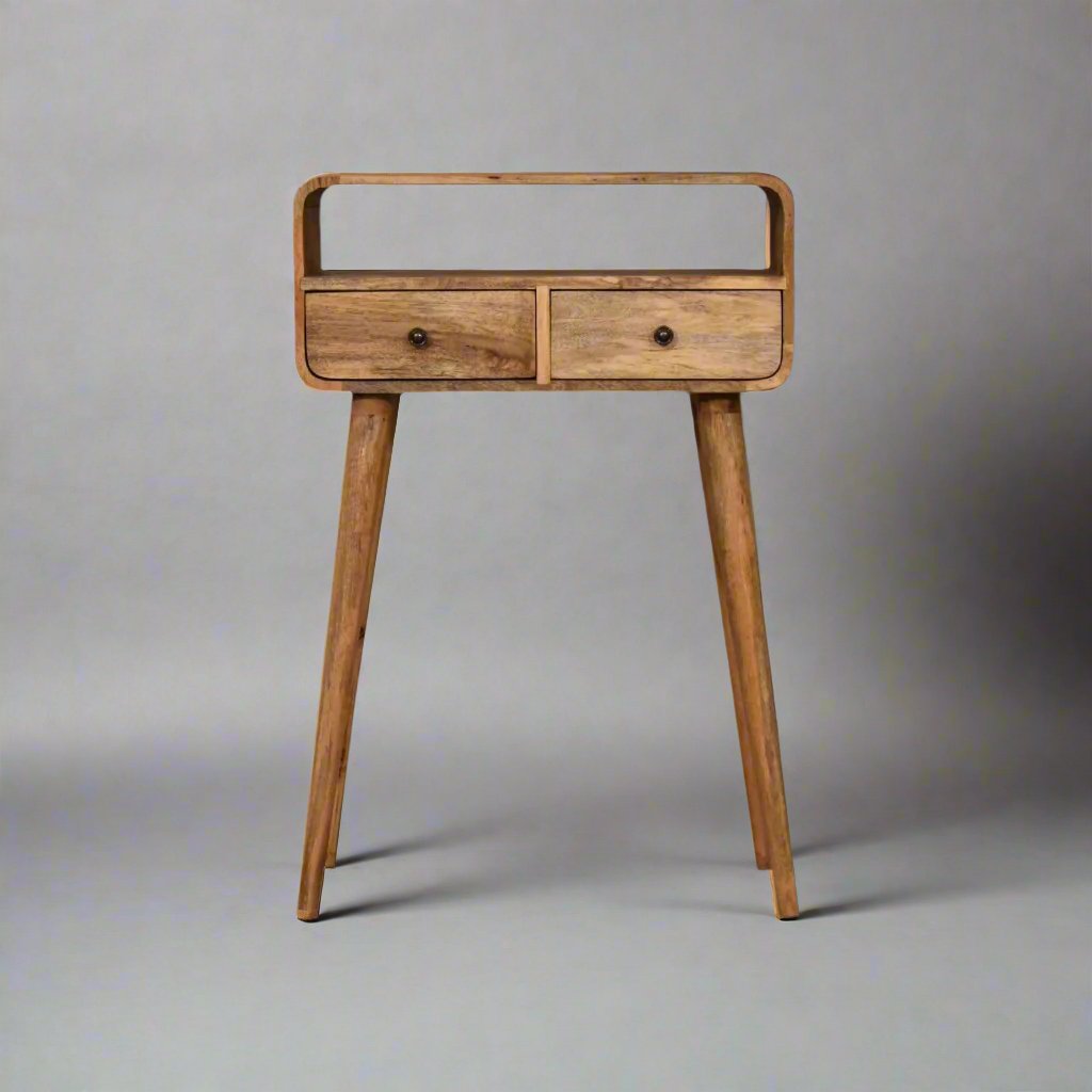 MODAL Oak ish Small Console Table