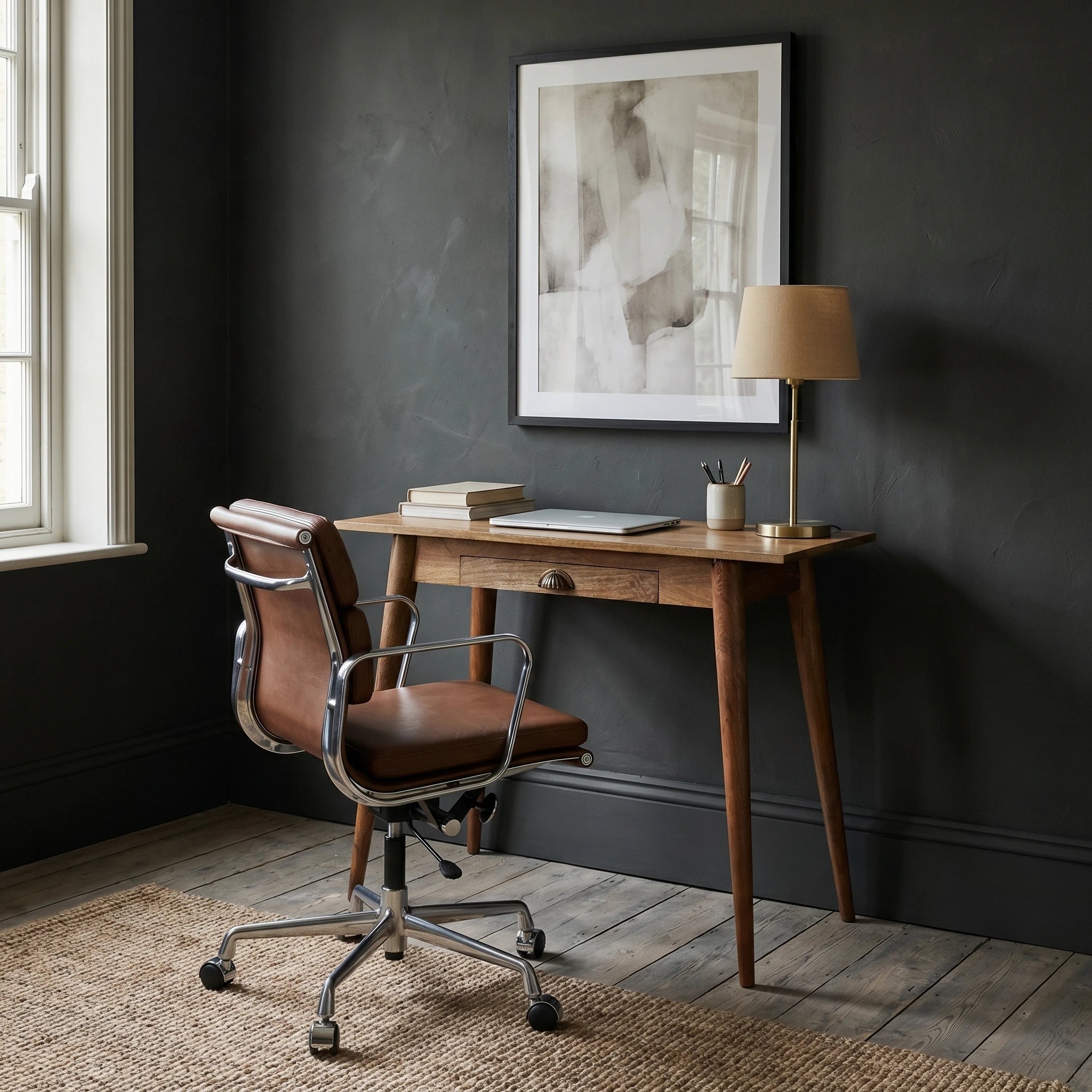 Mini Jonah Handmade Solid Wood Small Desk