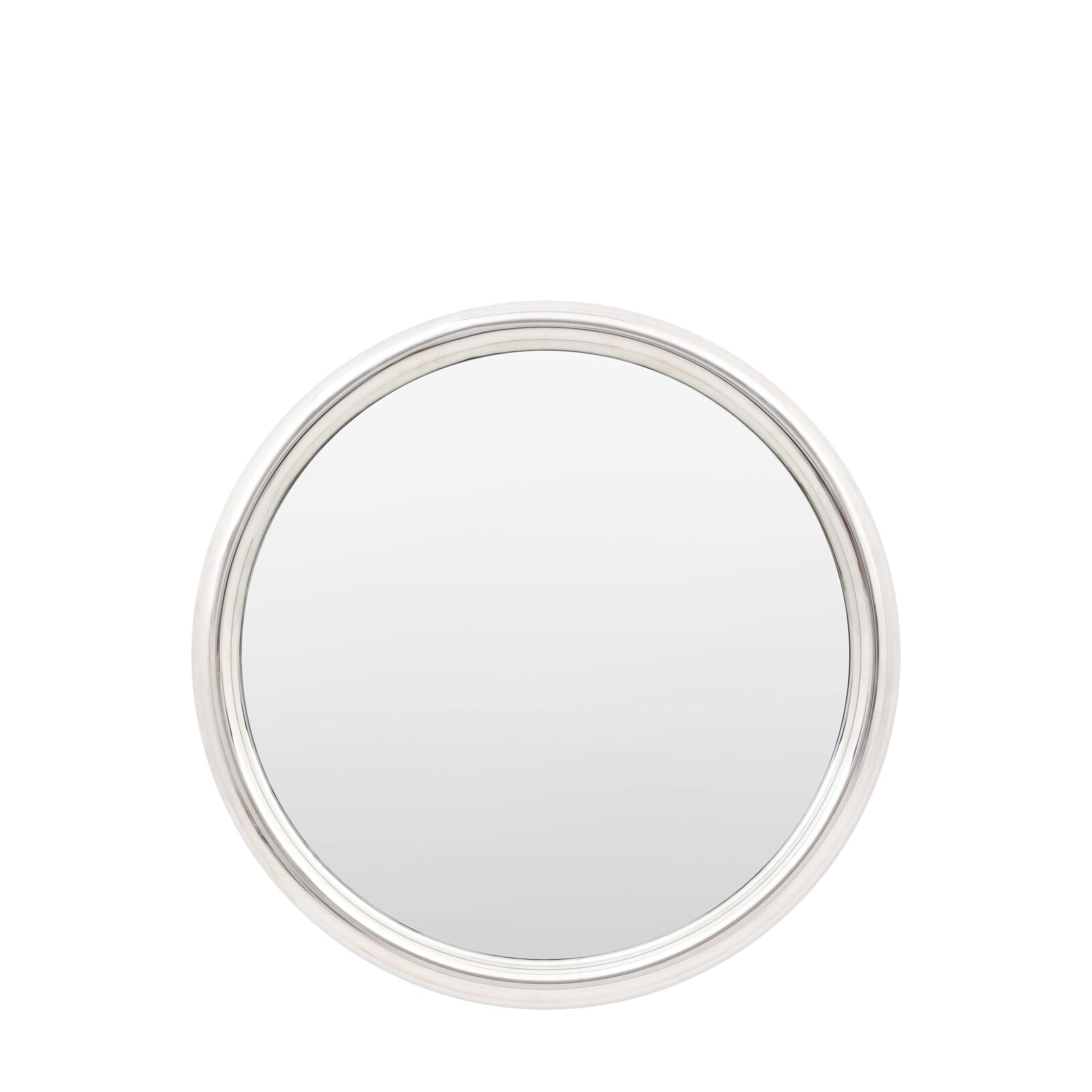 ORBIT Round Wall Mirror – Chrome Frame Modern Design | malletandplane.com