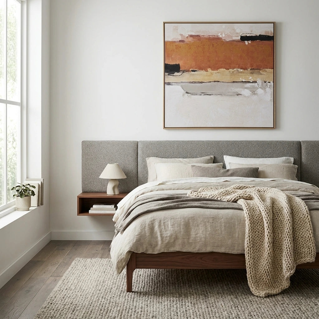 TIERRA I Canvas – Terracotta Abstract Wall Art