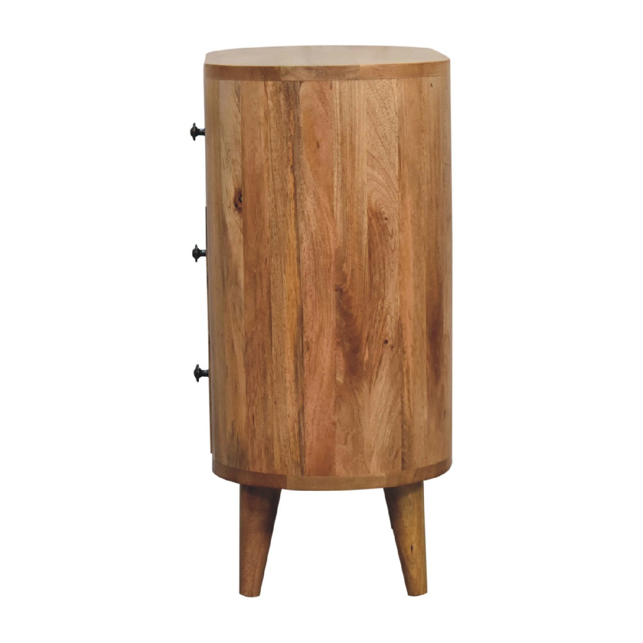 STOCKWELL Mini Oak-ish 3 Drawer Cabinet | MalletandPlane.com