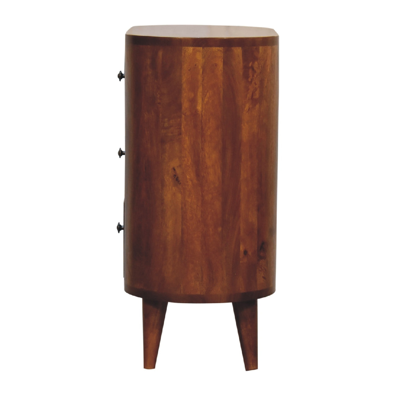 STOCKWELL Mini Chestnut 3 Drawer Cabinet | MalletandPlane.com
