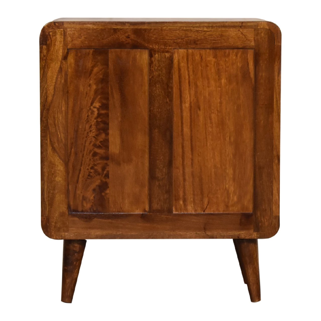 Mini Century Solid Wood Compact Chest of Drawers in Deep Chestnut finish | Malletandplane.com