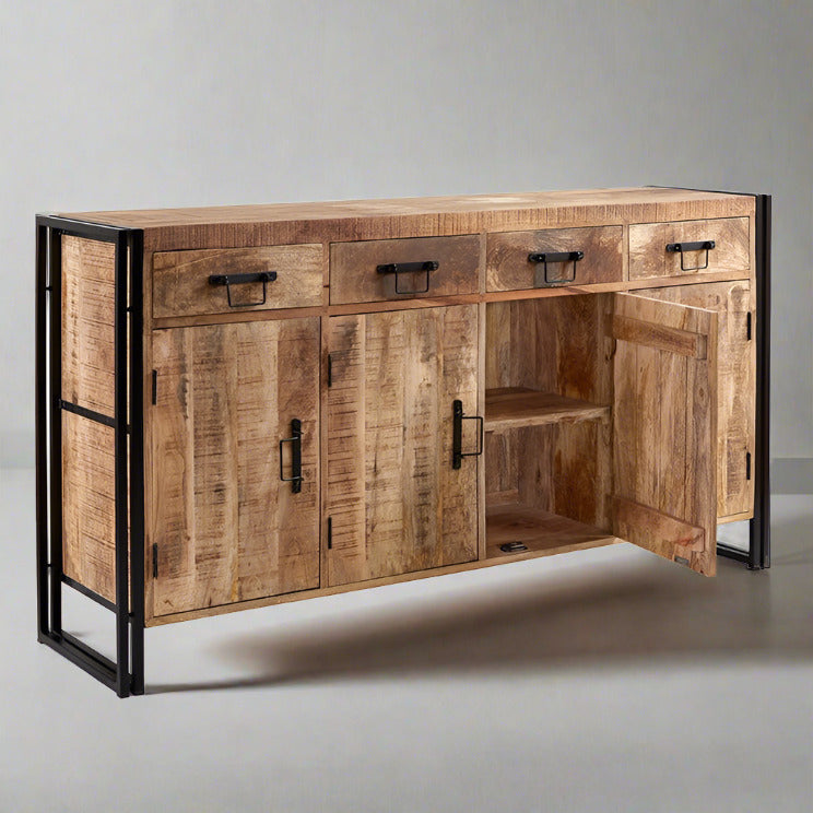 Extra large 2025 dark wood sideboard