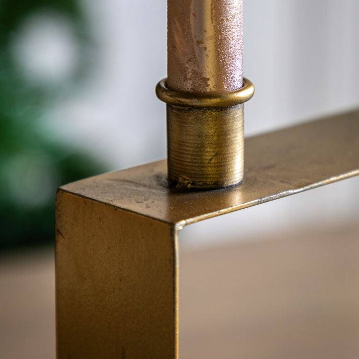 Prinsengracht gold candle holder with space for 5 slim candles | MalletandPlane.com