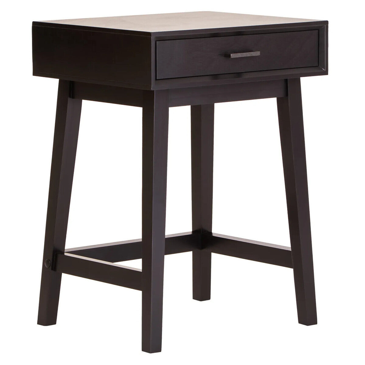 Norton Black Bedside Table 66cm