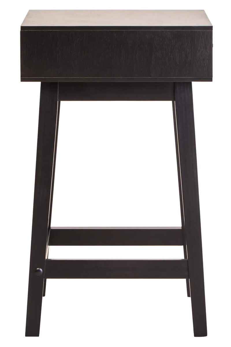 Norton Black Bedside Table 66cm