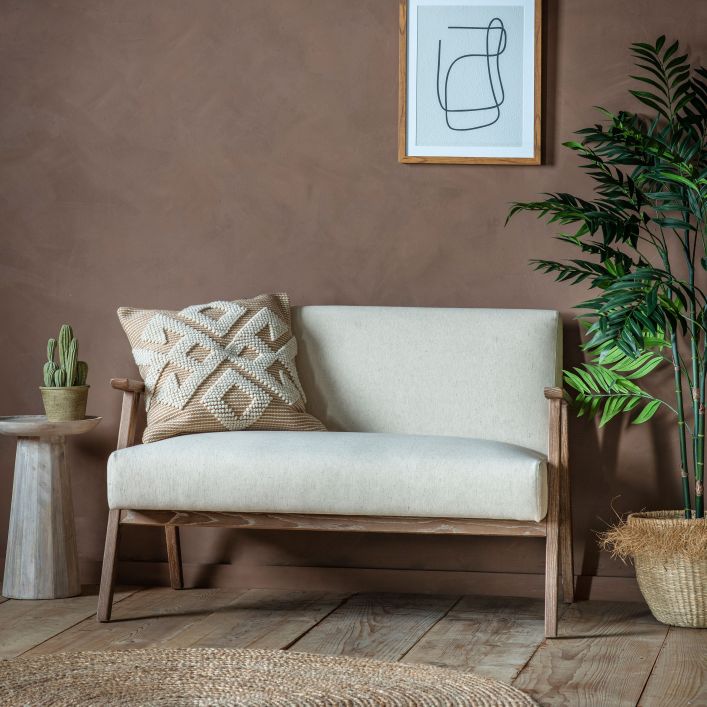 Barret Natural Linen 2 Seat Sofa