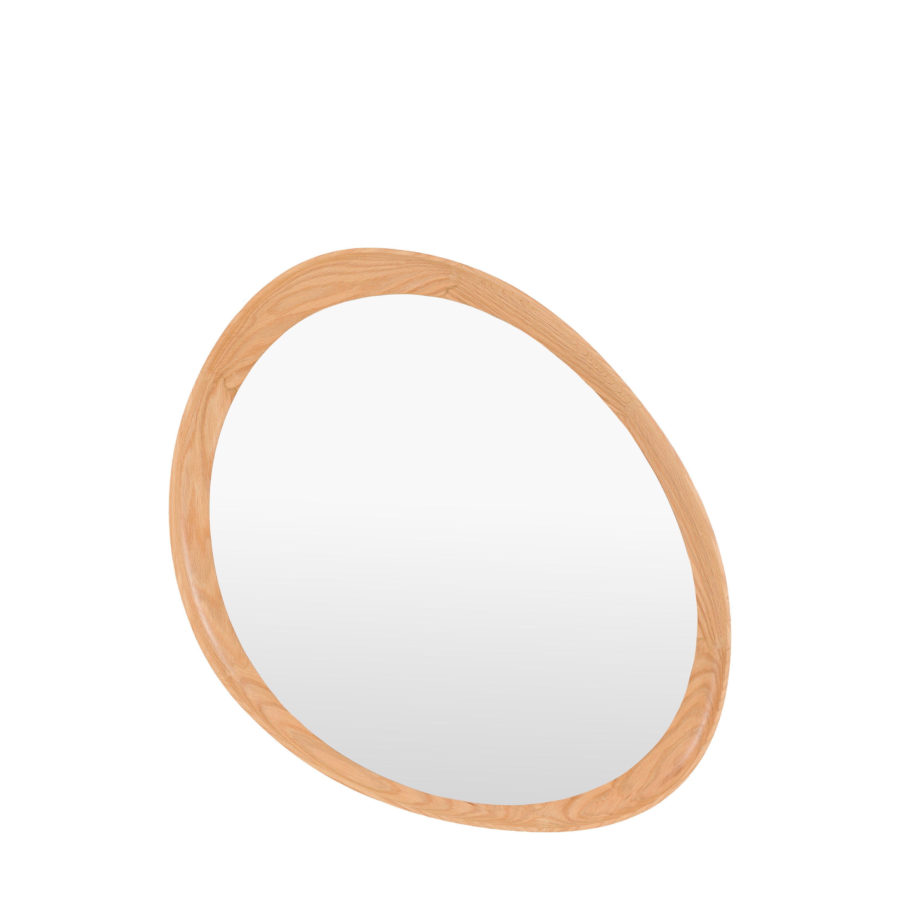 Copenhagen Pebble Mirror Oak - product view