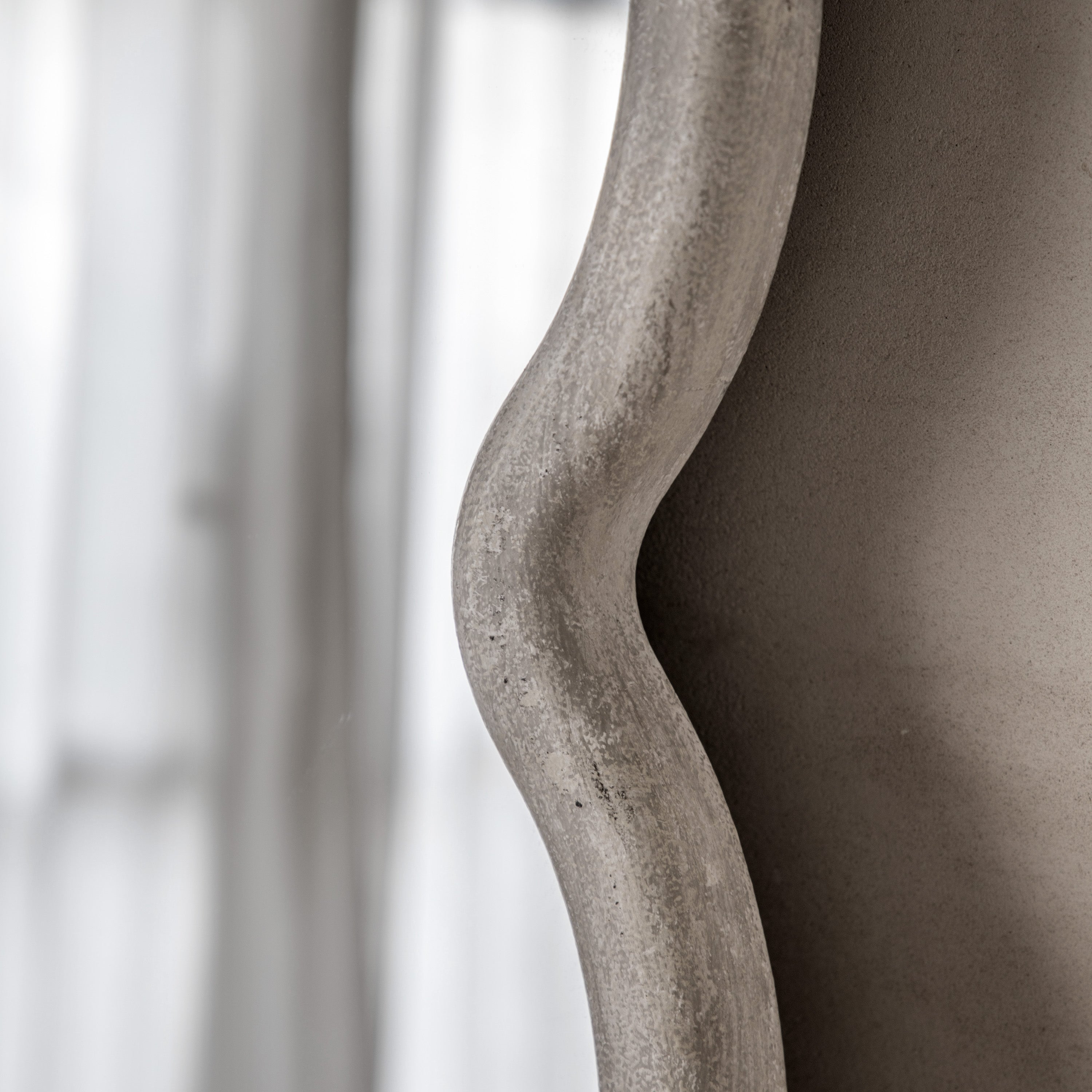 Como Curved Leaner Mirror - detail and lifestyle view 3