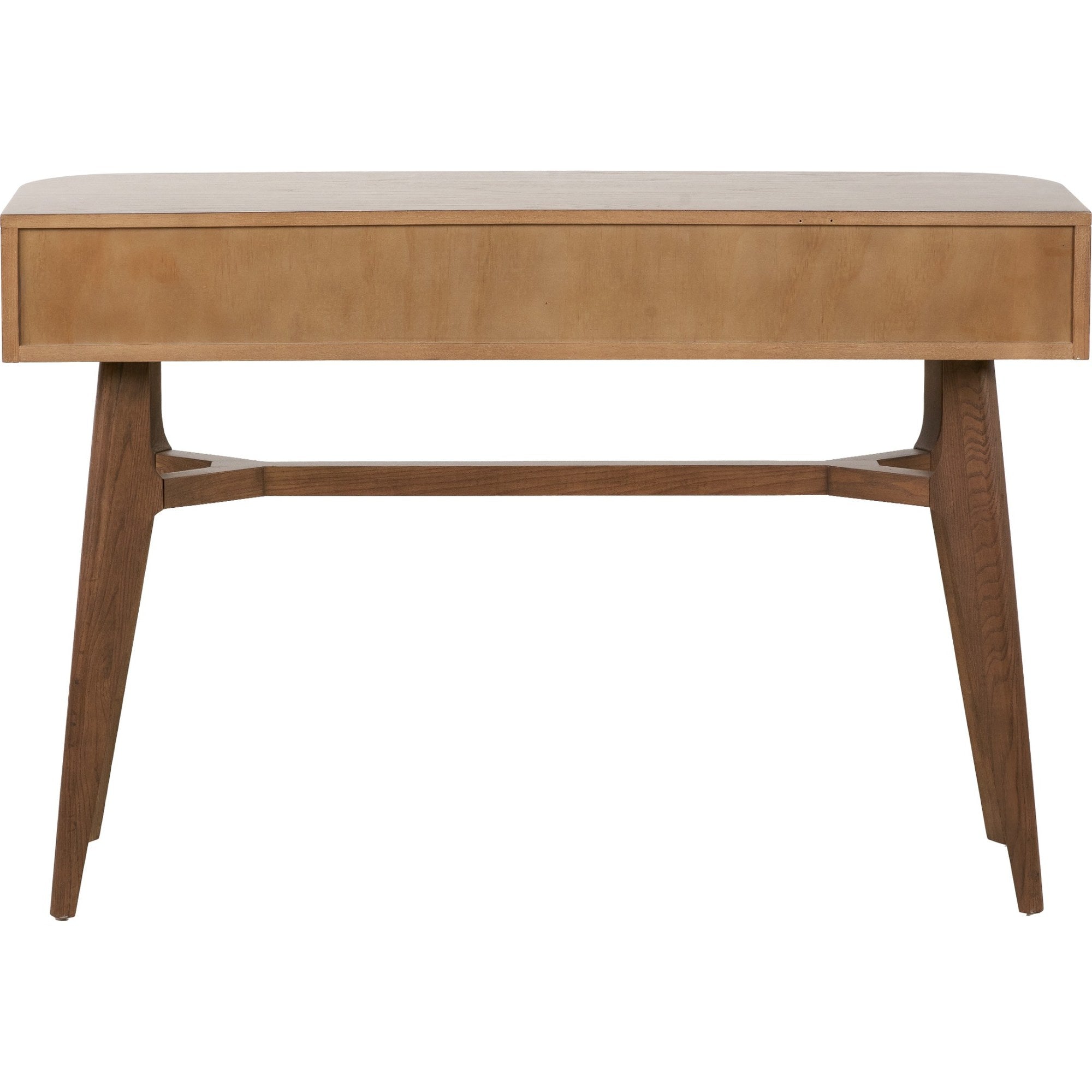 Elias Dark Ash 2 Drawer Console Table
