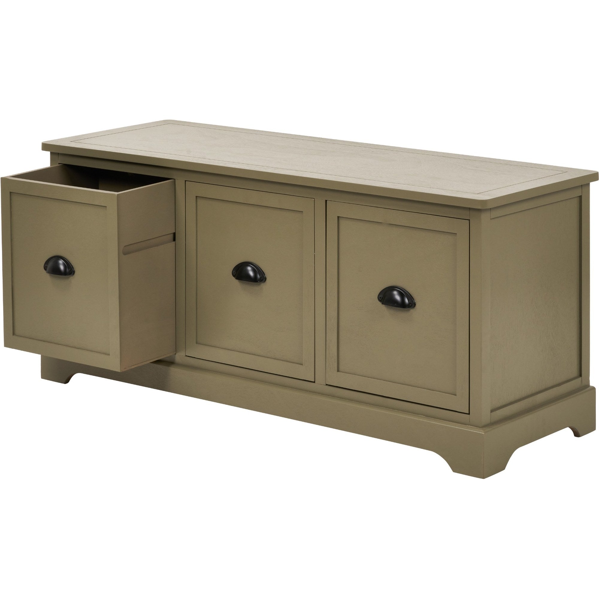 Croft Olive 3 Drawer Chest