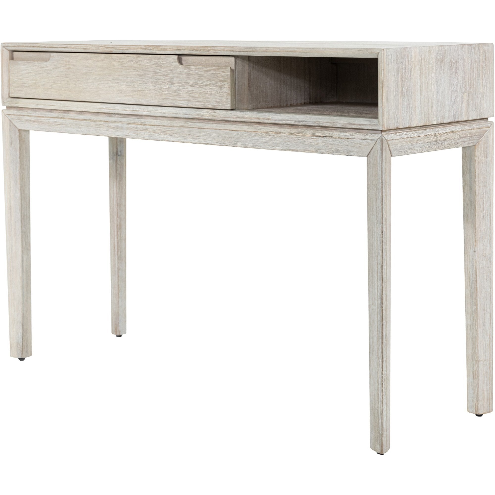 Gio White Sand 1 Drawer Console Table