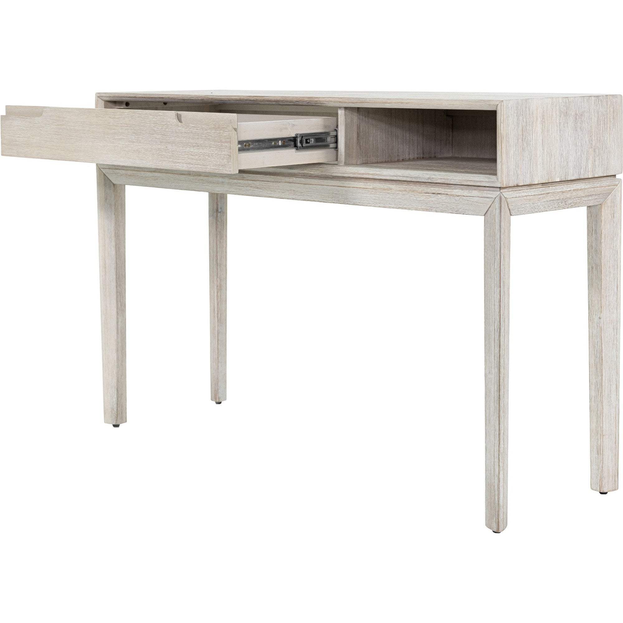 Gio White Sand 1 Drawer Console Table
