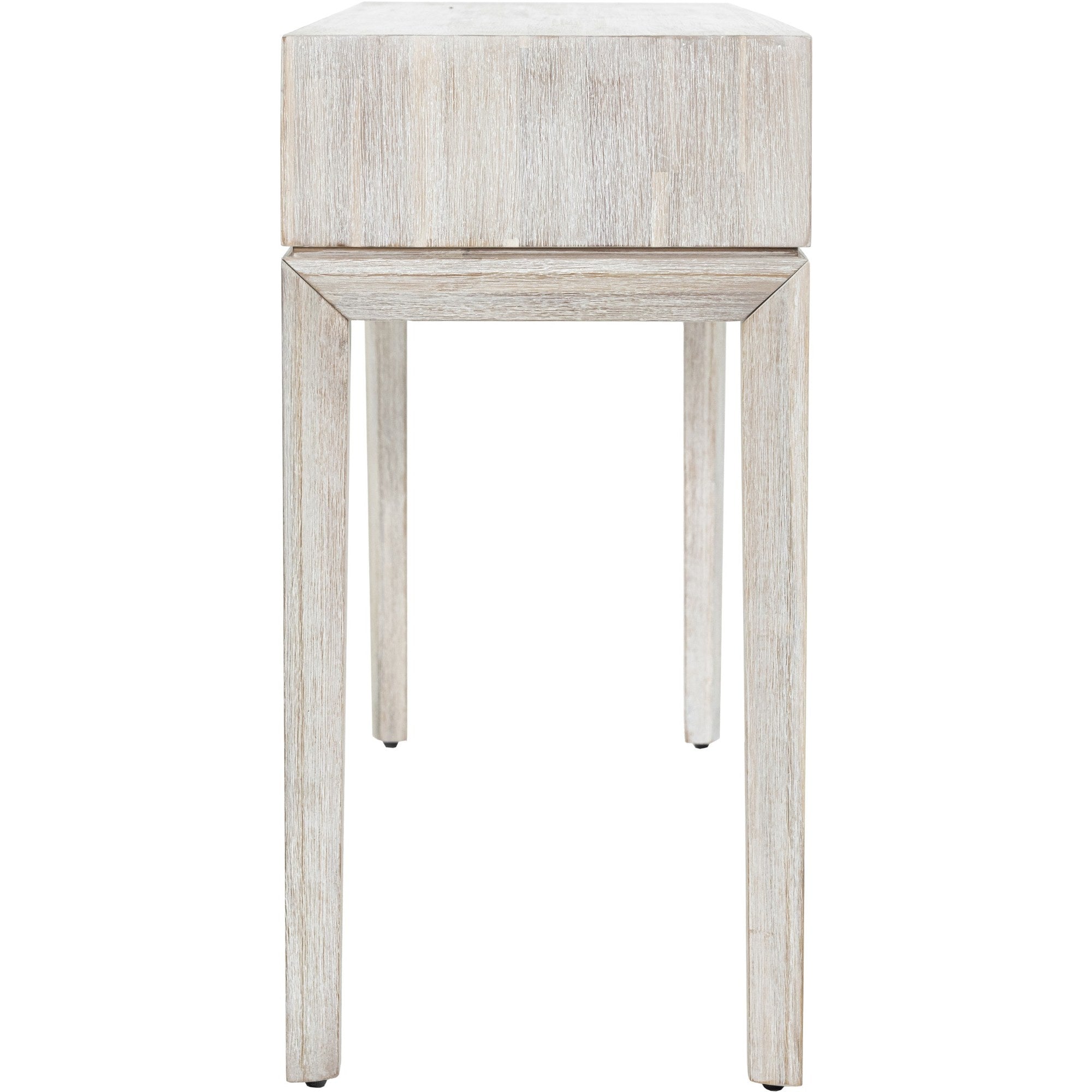Gio White Sand 1 Drawer Console Table