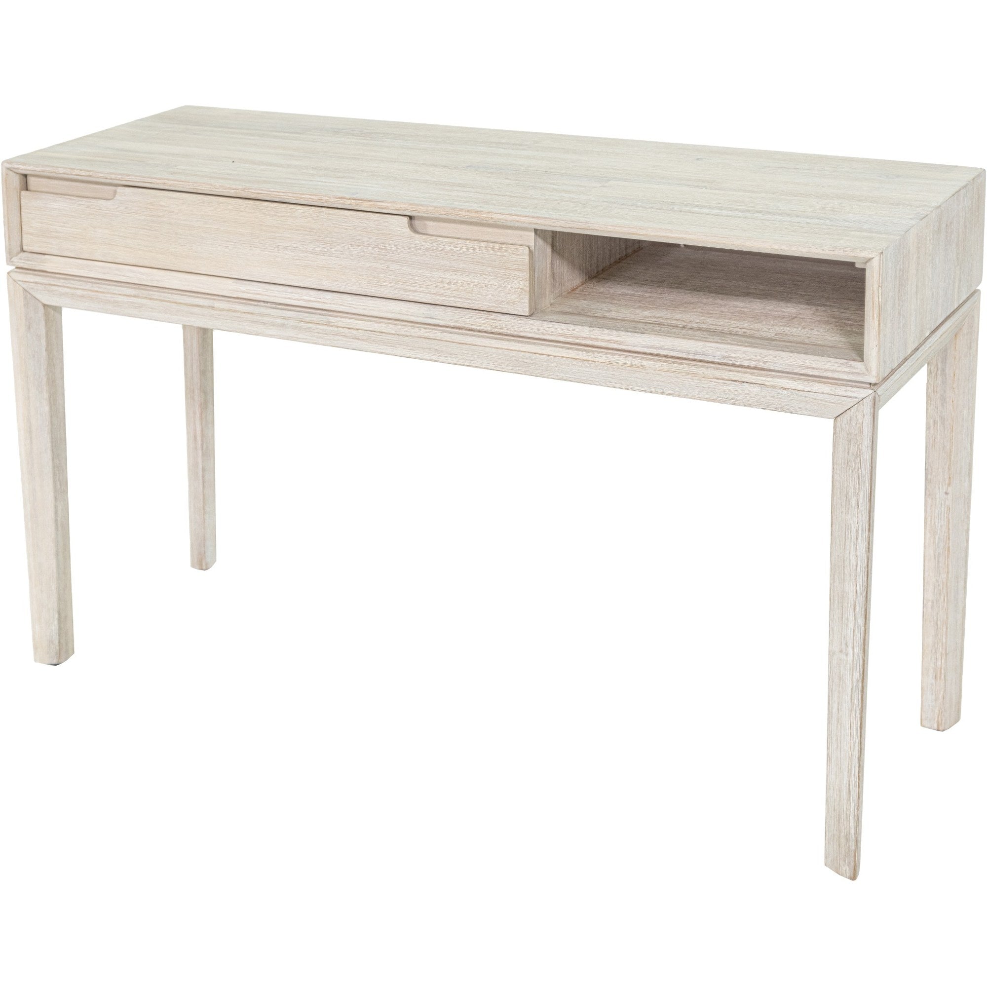 Gio White Sand 1 Drawer Console Table