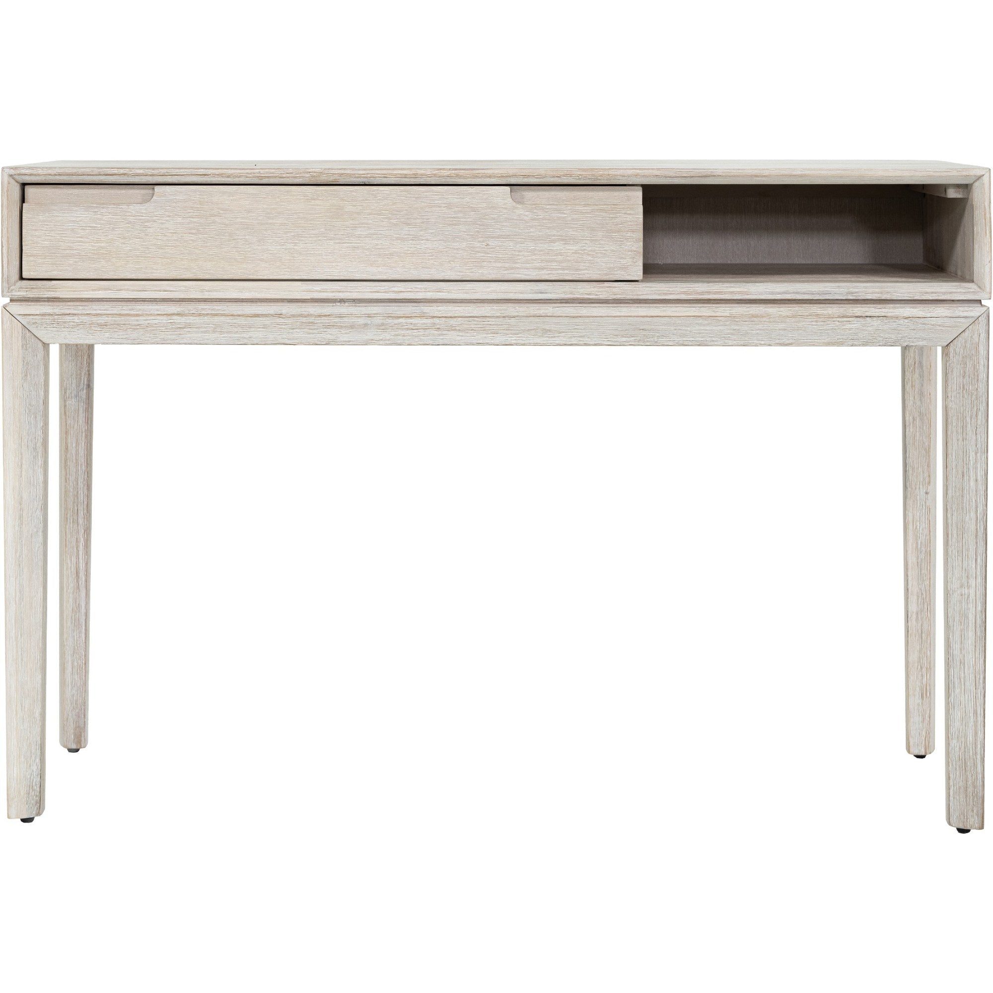 Gio White Sand 1 Drawer Console Table