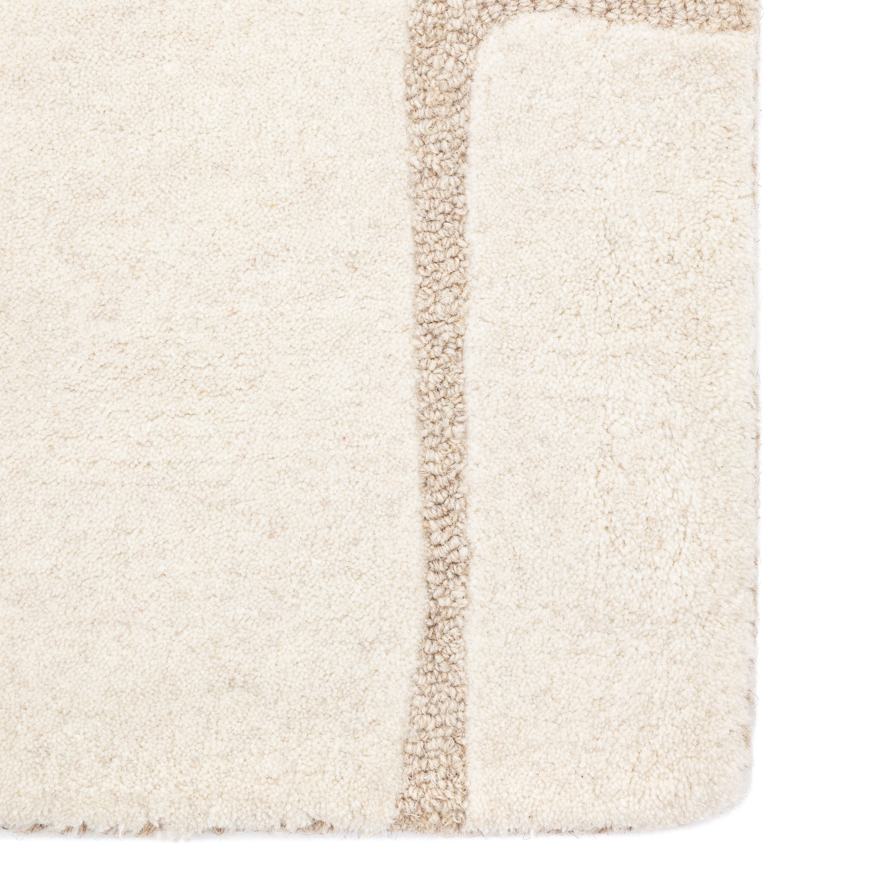 Montauk Tufted Graphic Rug - detail and lifestyle view 5