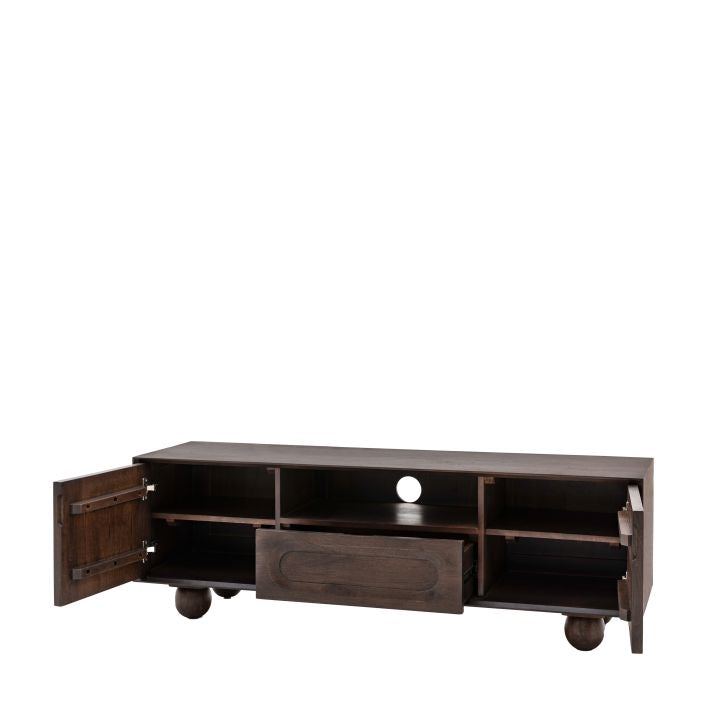 Armando solid clearance wood tv stand