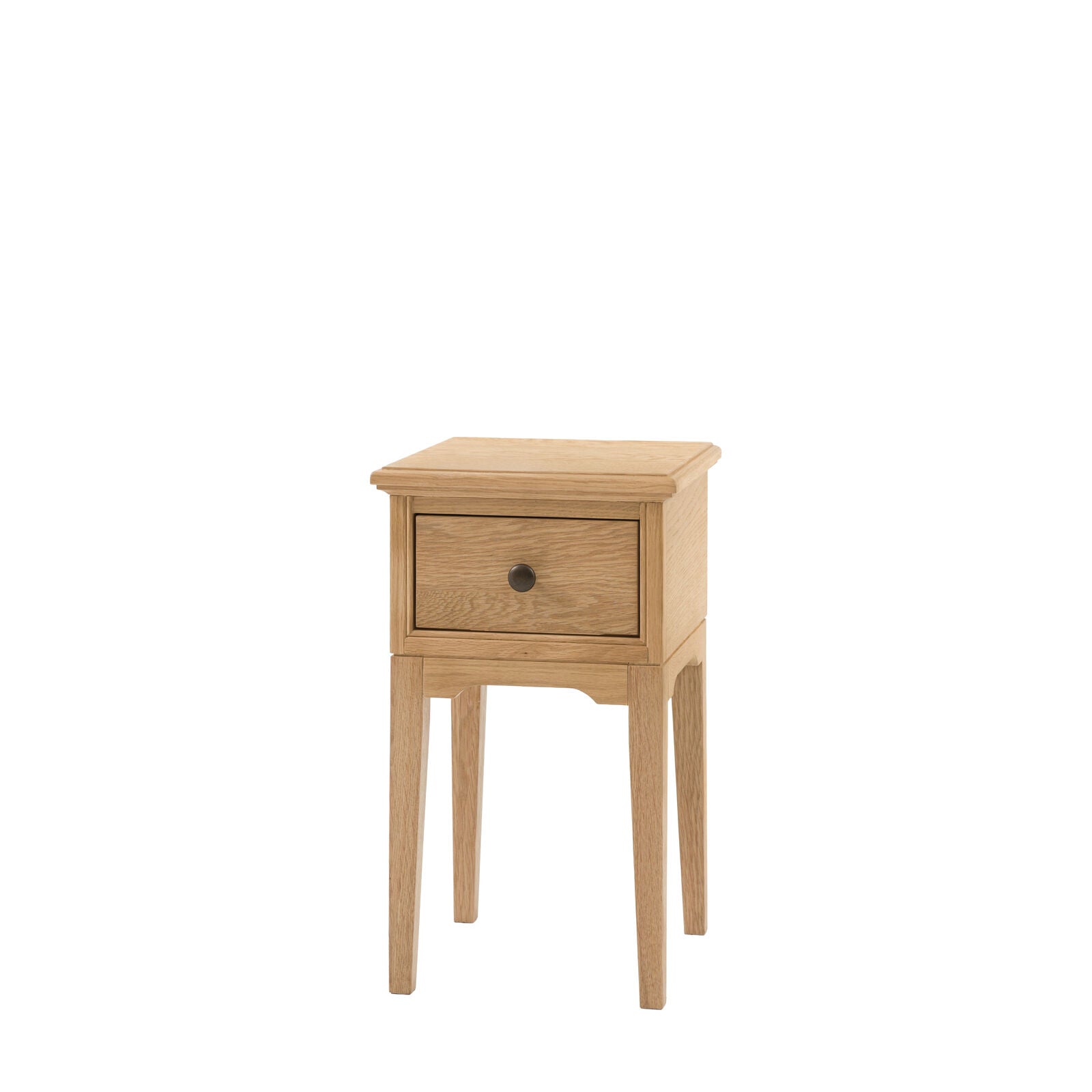 ALBY Compact Oak Bedside Table | malletandplane.com