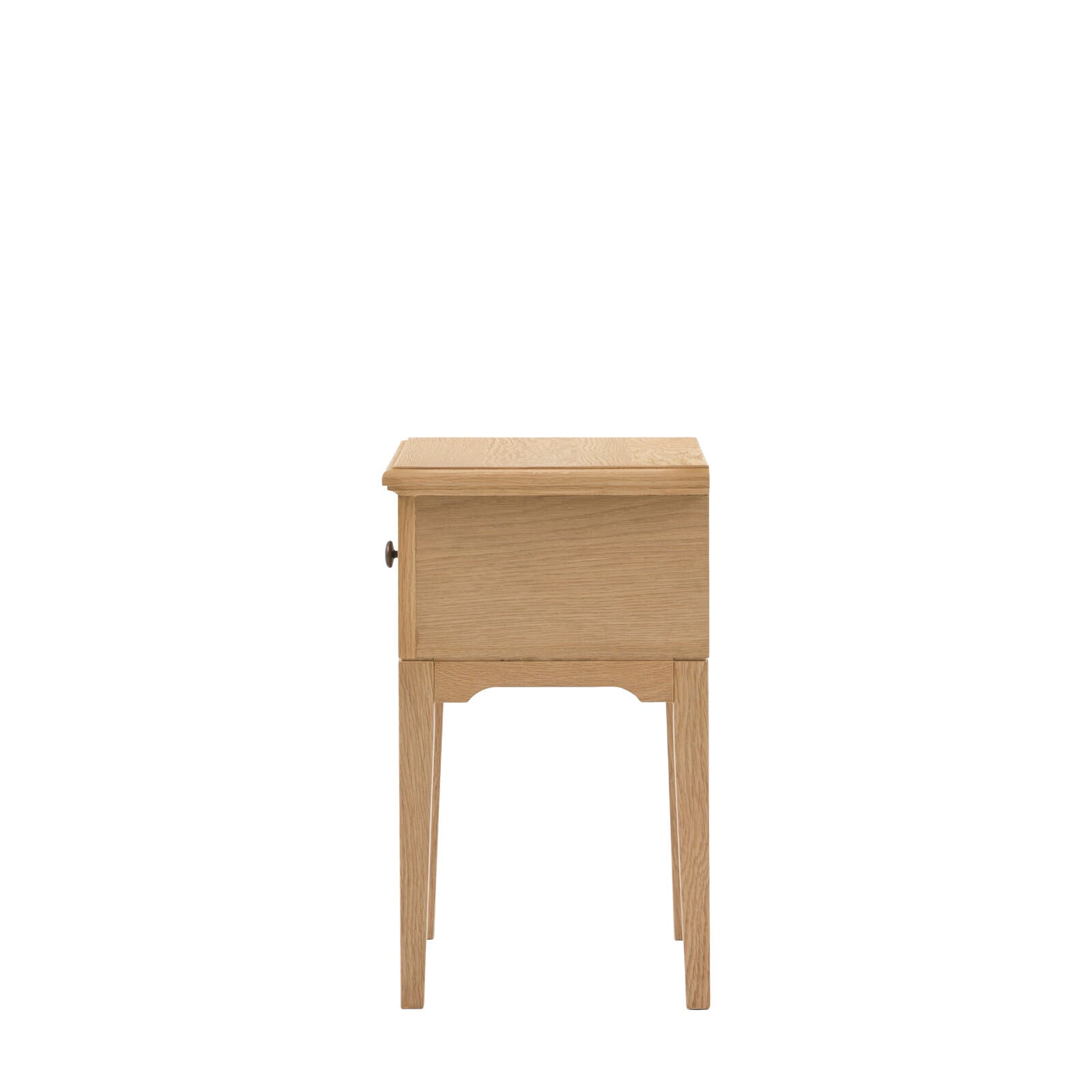 ALBY Compact Oak Bedside Table | malletandplane.com