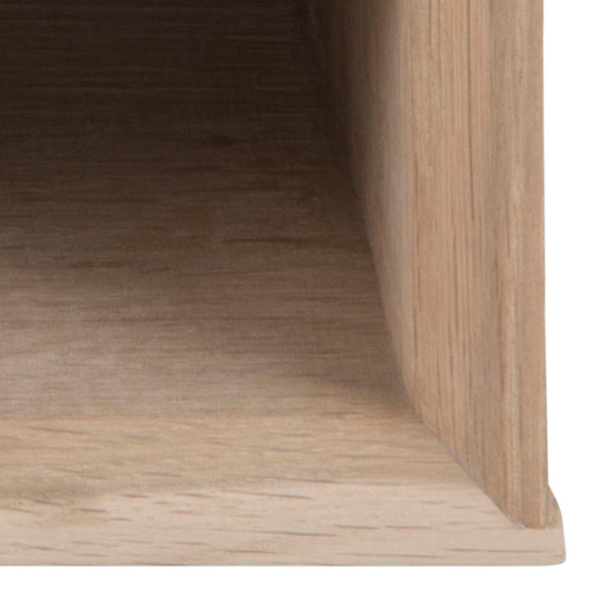 BLAKE Wall-Mounted Bedside Table in Oak | malletandplane.com